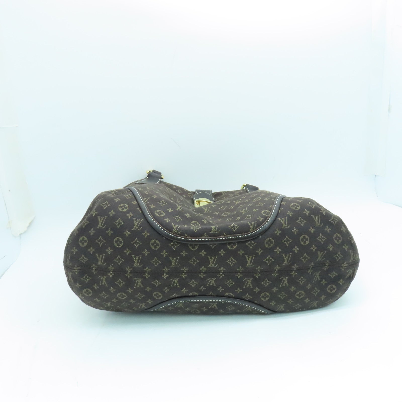 LOUIS VUITTON Monogram Mini Lin Shoulder Bag金扣肩背袋啡色