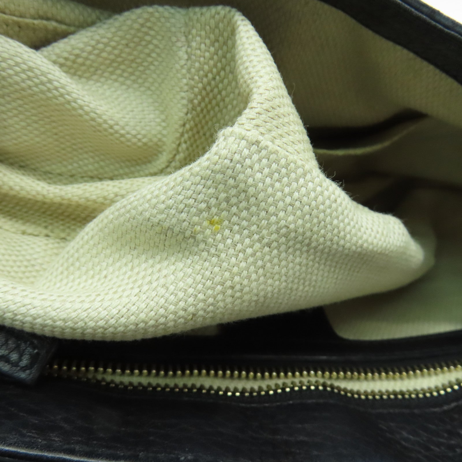 GUCCI 牛皮皮革Soho Chain Shoulder金扣鏈帶肩背袋黑色