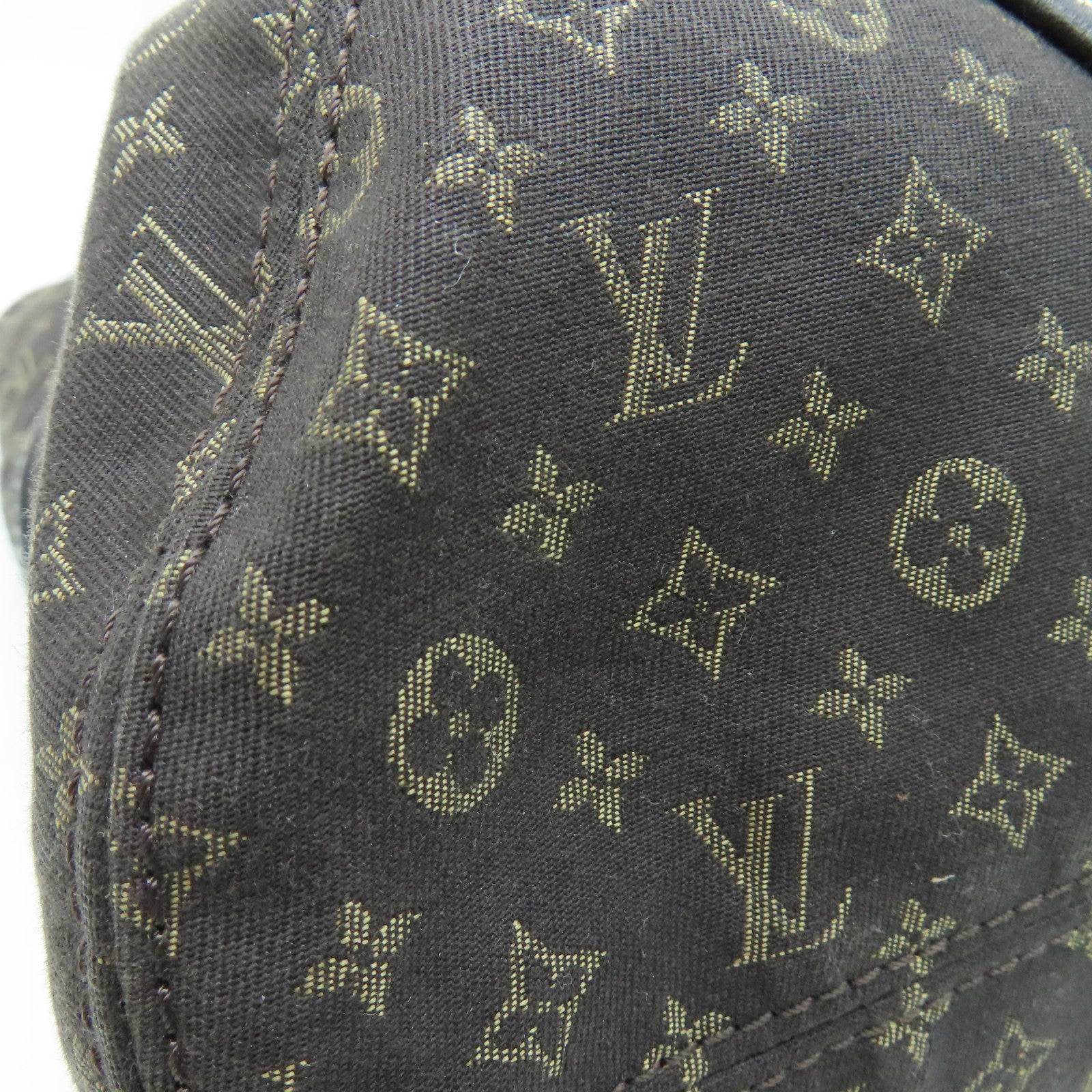 LOUIS VUITTON Monogram Mini Lin Shoulder Bag金扣肩背袋啡色