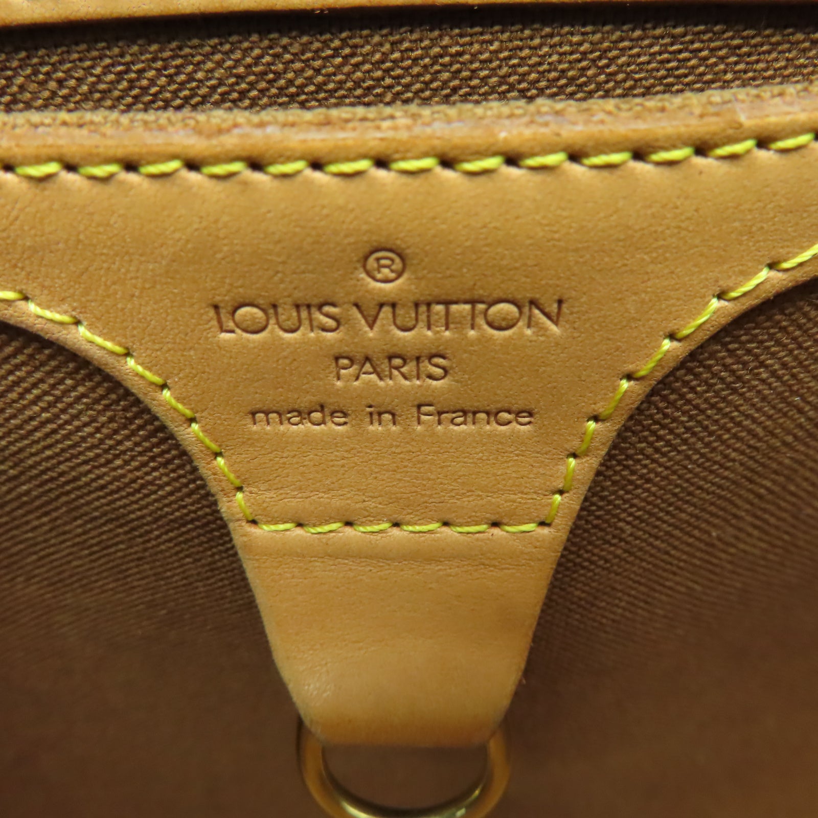 LOUIS VUITTON Monogram Elipse MM金扣手挽袋啡色