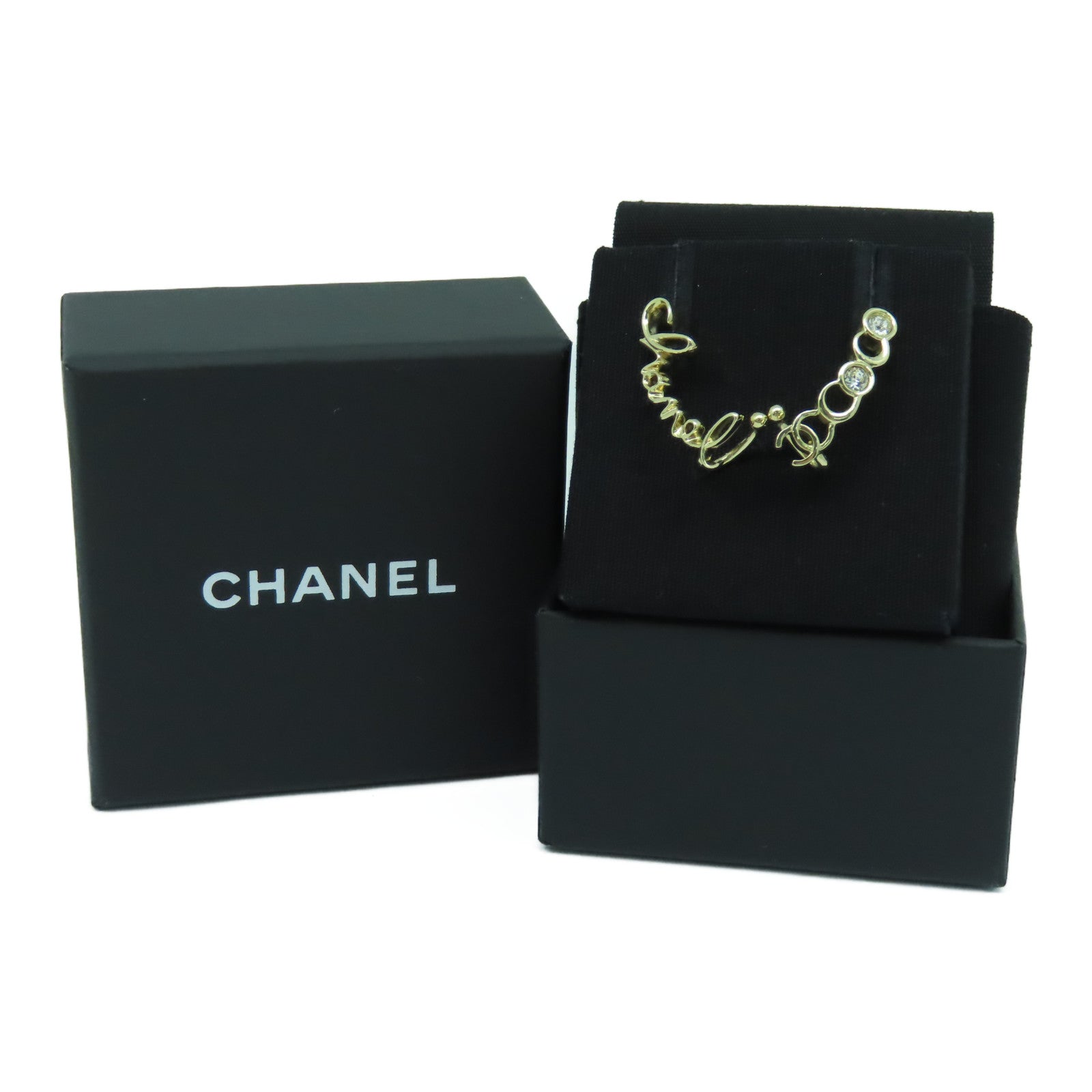 CHANEL 金屬Earrings耳環金色