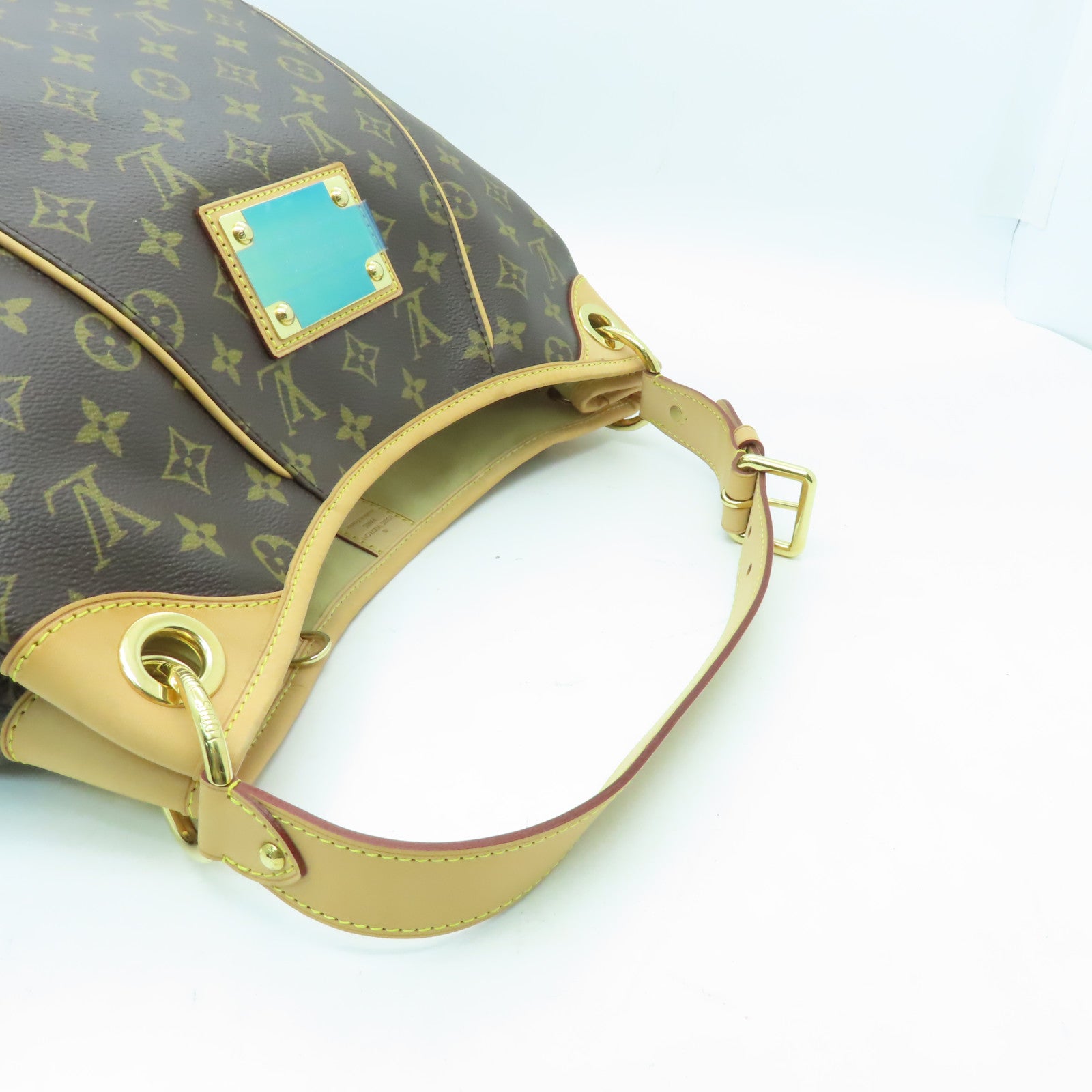 LOUIS VUITTON Monogram Galliera PM金扣肩背袋啡色