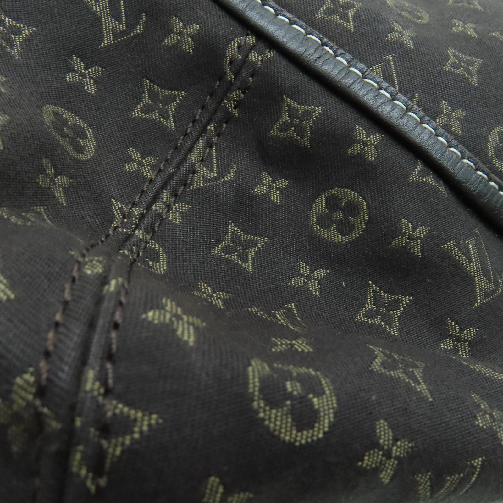 LOUIS VUITTON Monogram Mini Lin Shoulder Bag金扣肩背袋啡色