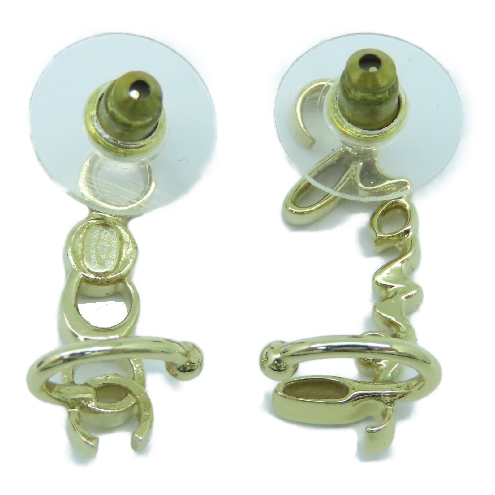 CHANEL 金屬Earrings耳環金色
