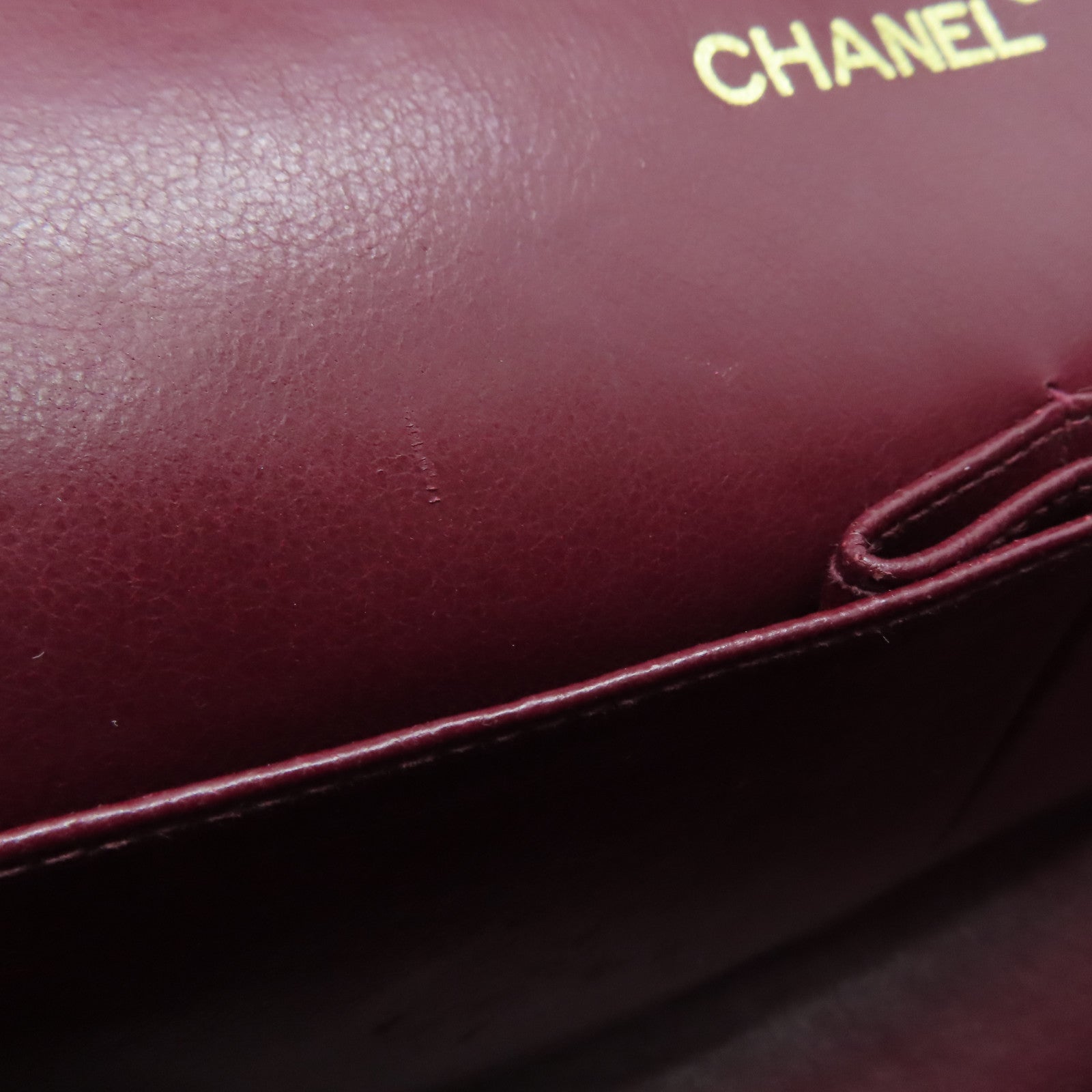 CHANEL [Sharp Discount] Rhombus Sheepskin Leather Vintage Classic 25㎝ Gold Buckle Shoulder Bag Black