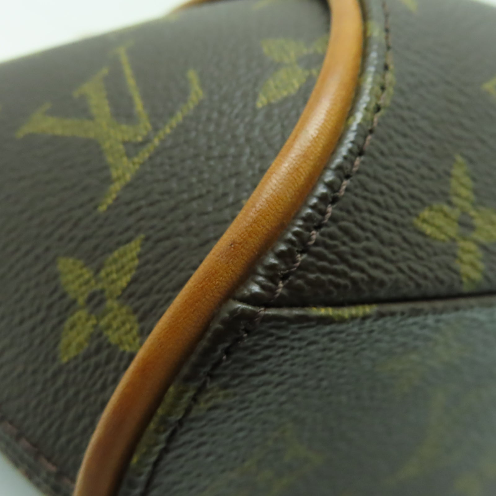 LOUIS VUITTON Monogram Elipse PM金扣手挽袋啡色