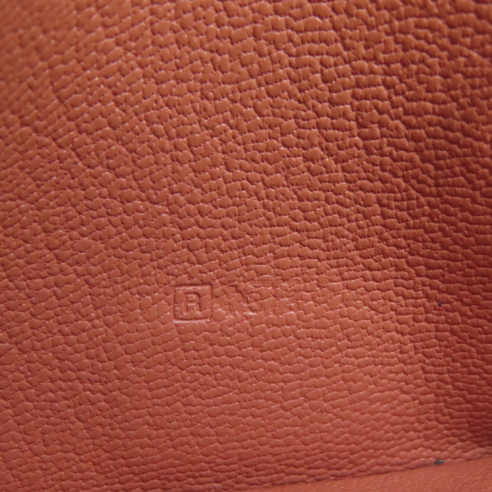 HERMES Chevre皮革Bearn Wallet銀扣長錢包粉紅色