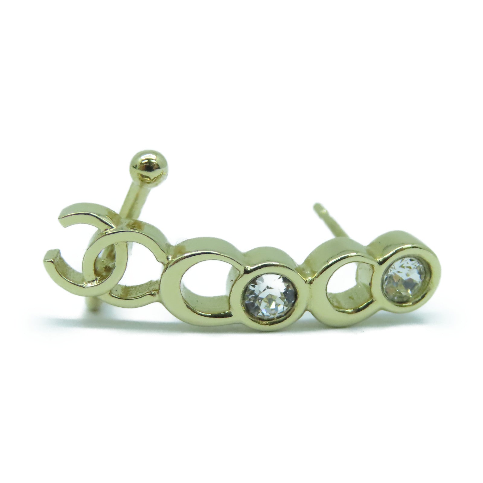 CHANEL 金屬Earrings耳環金色