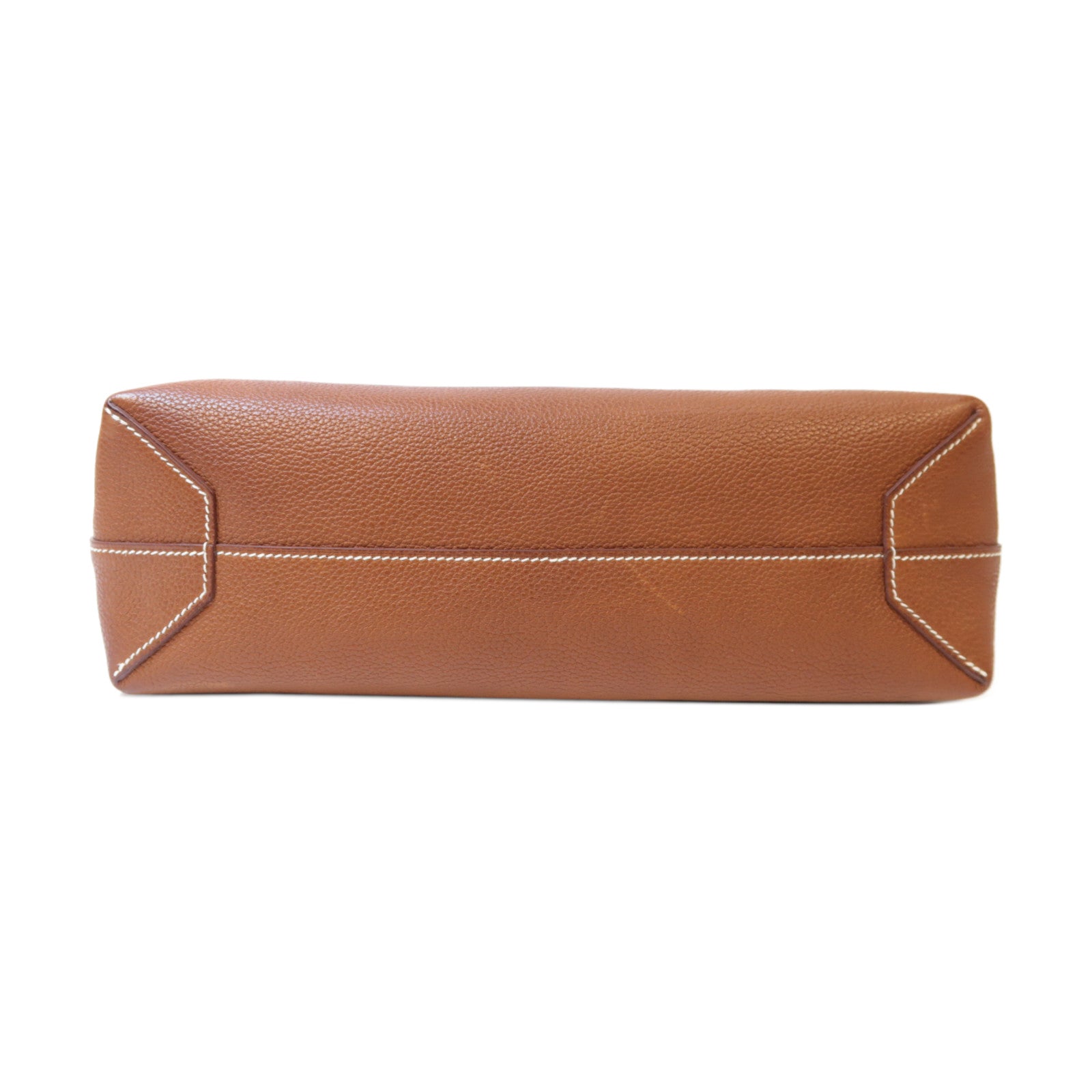 HERMES Barenia皮革Cabasellier 31肩背袋浅褐色