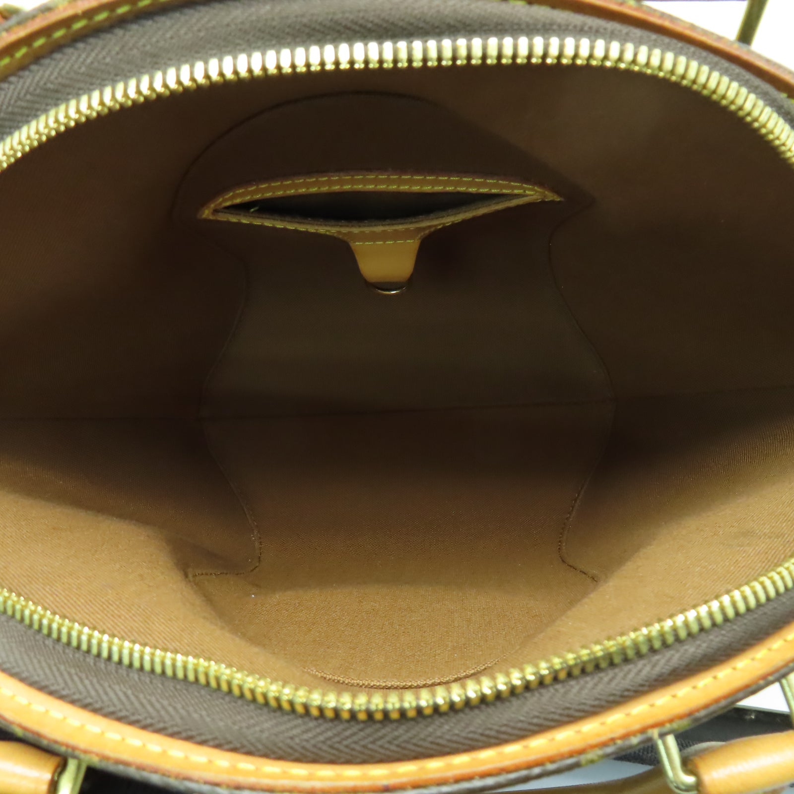 LOUIS VUITTON Monogram Elipse PM金扣手挽袋啡色