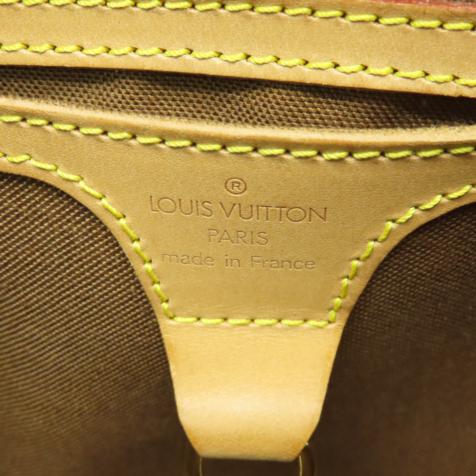 LOUIS VUITTON Monogram Elipse PM金扣手挽袋啡色