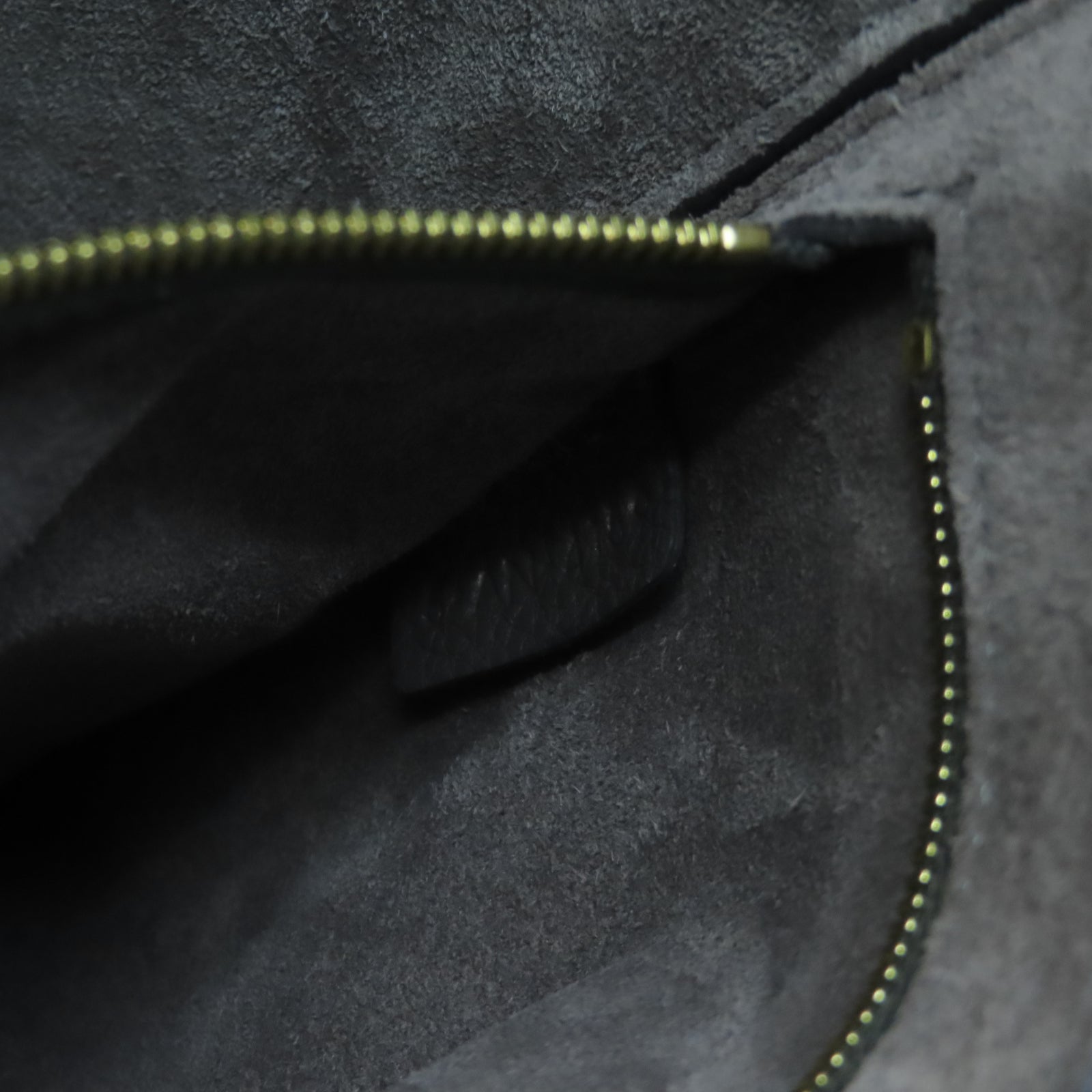 CELINE 牛皮皮革Sangle Bucket Bag金扣肩背袋灰色