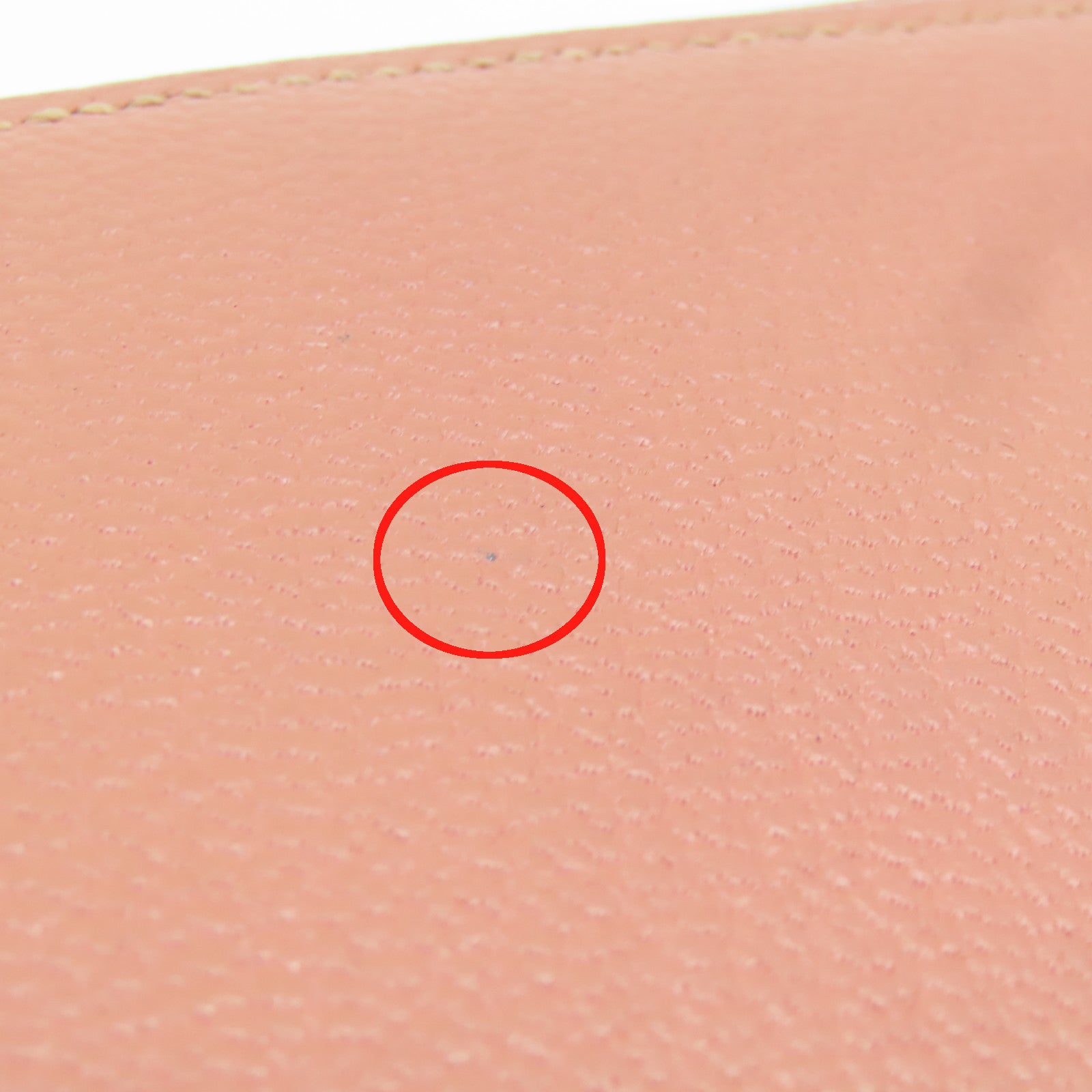 HERMES Chevre皮革Bearn Wallet銀扣長錢包粉紅色