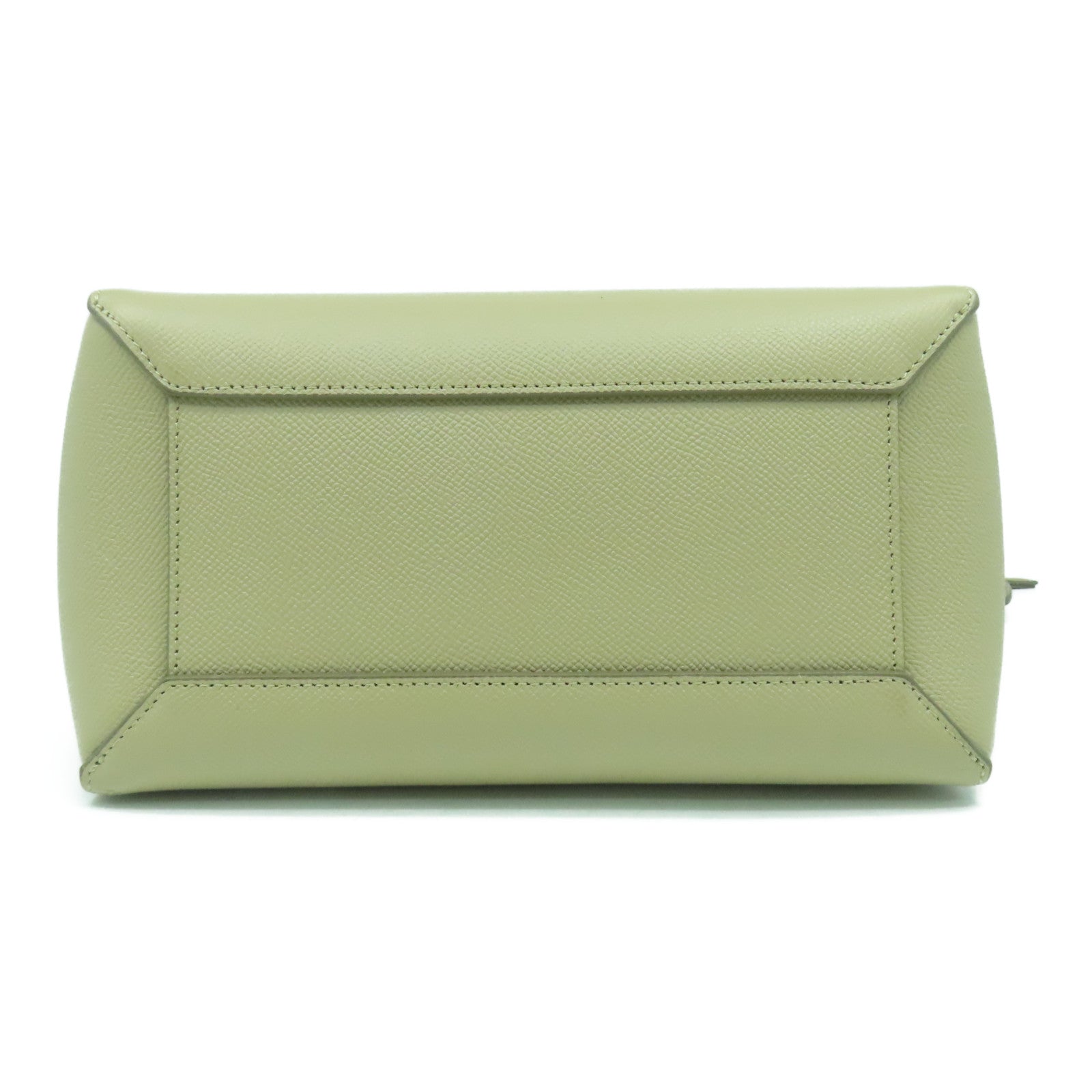 CELINE 牛皮皮革Belt Bag金扣手挽肩背兩用袋米色