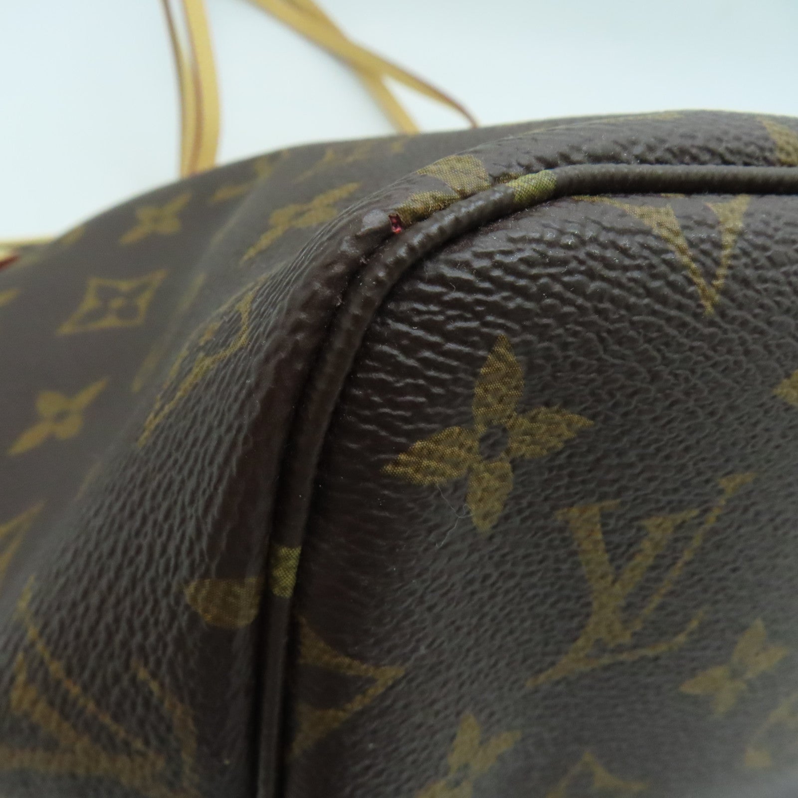 LOUIS VUITTON Monogram Neverfull MM金扣肩背袋/手挽袋