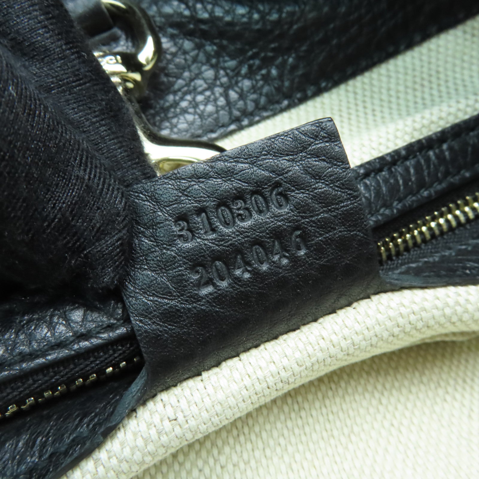 GUCCI 牛皮皮革Soho Chain Shoulder Bag金扣鏈帶肩背袋黑色