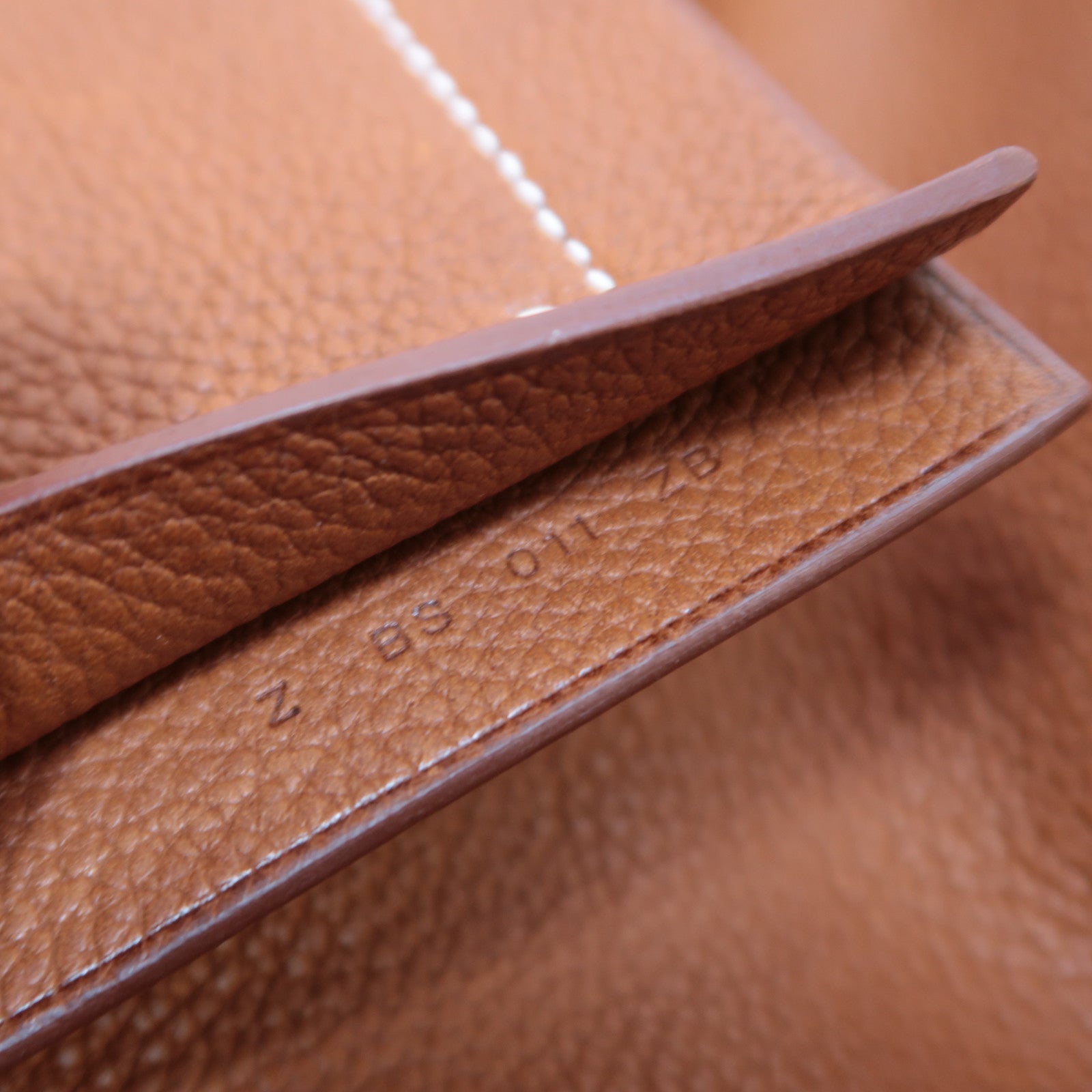 HERMES Barenia皮革Cabasellier 31肩背袋浅褐色