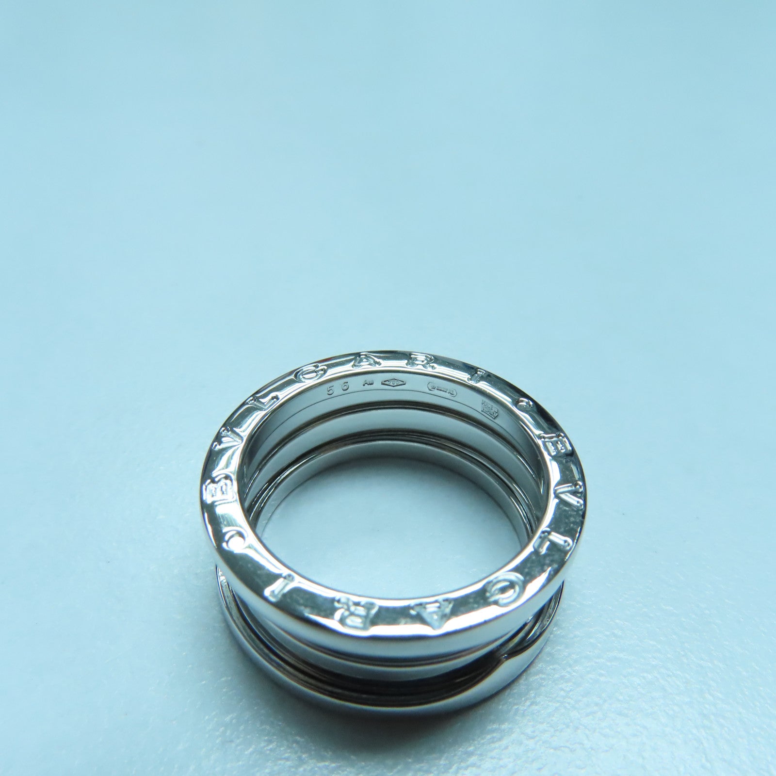BVLGARI 18K白金B-zero1 Ring戒指#56