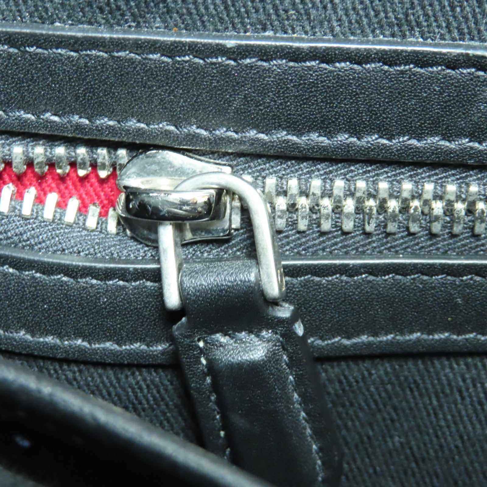Salvatore Ferragamo 牛皮皮革Tote Bag銀扣手挽肩背兩用袋黑色