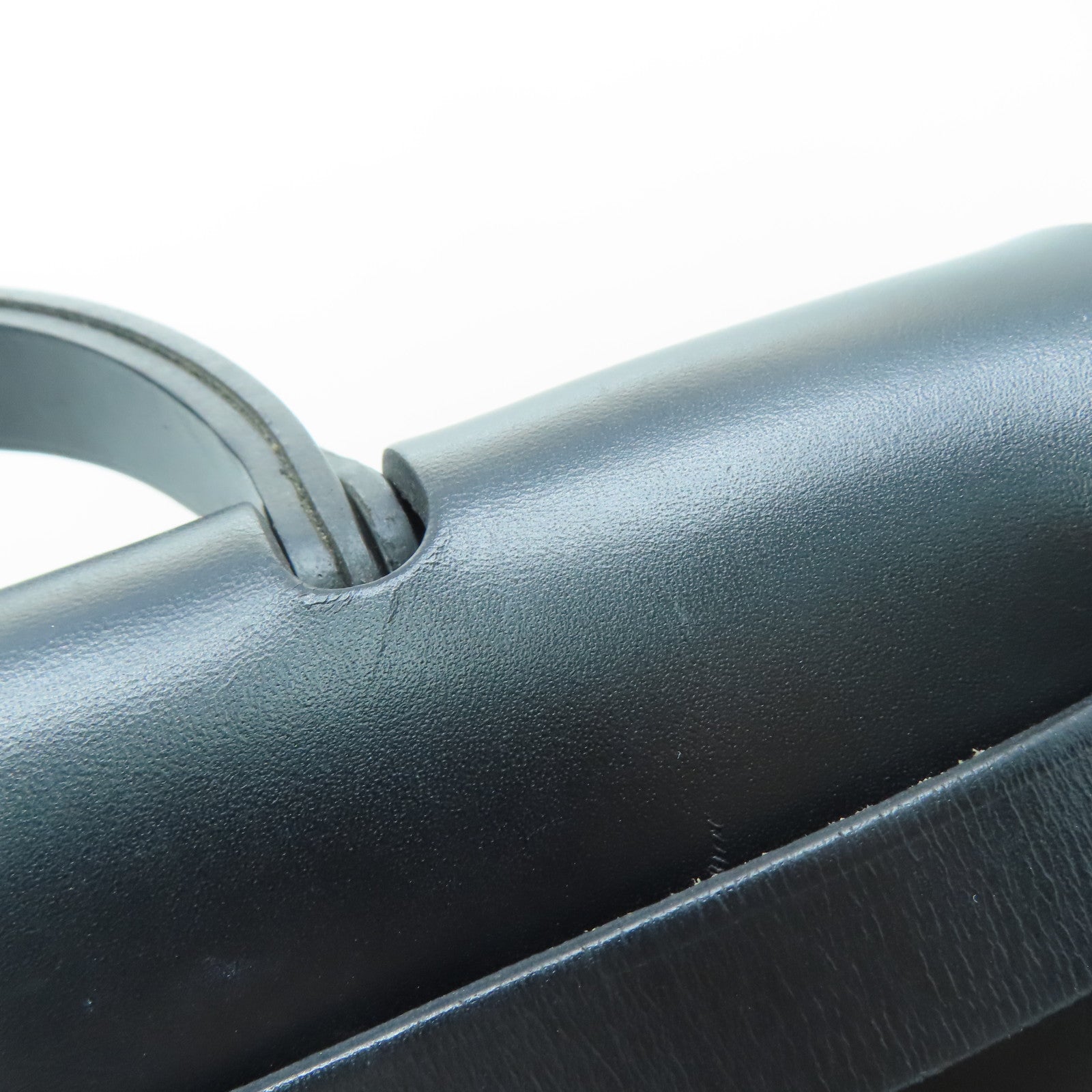 HERMES 【激減優惠】帆布Herbag 31銀扣手挽肩背兩用袋Ebene/Noir黑色/啡色