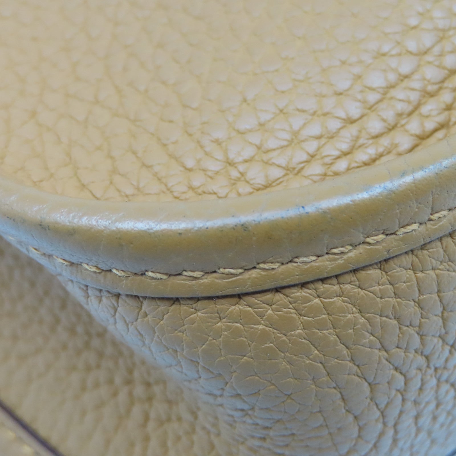HERMES Clemence皮革Evelyne TPM银扣肩背袋Camel啡色