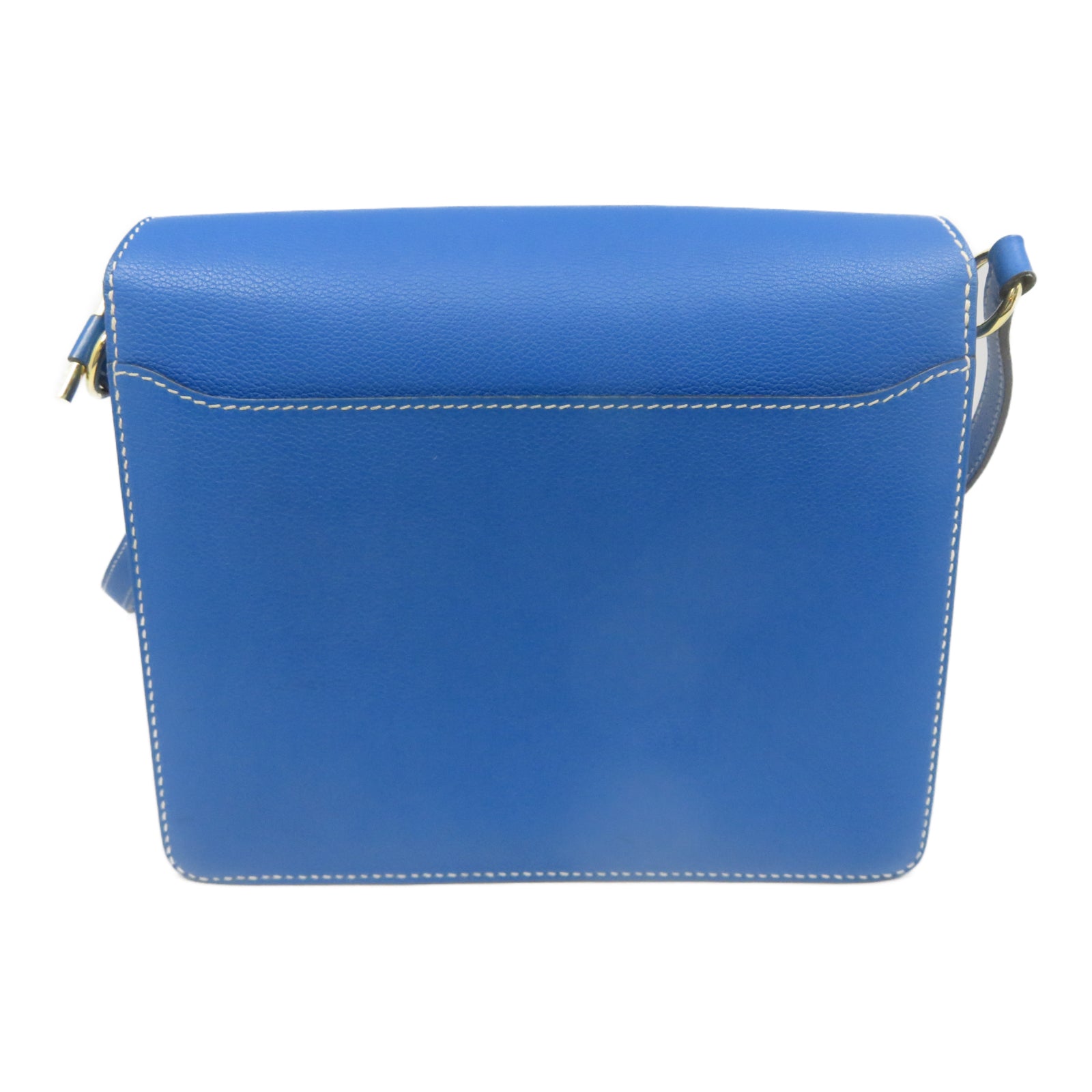 HERMES 【激减优惠】Evercolour皮革Roulis 23金扣肩背袋Bleu hydra水妖蓝色