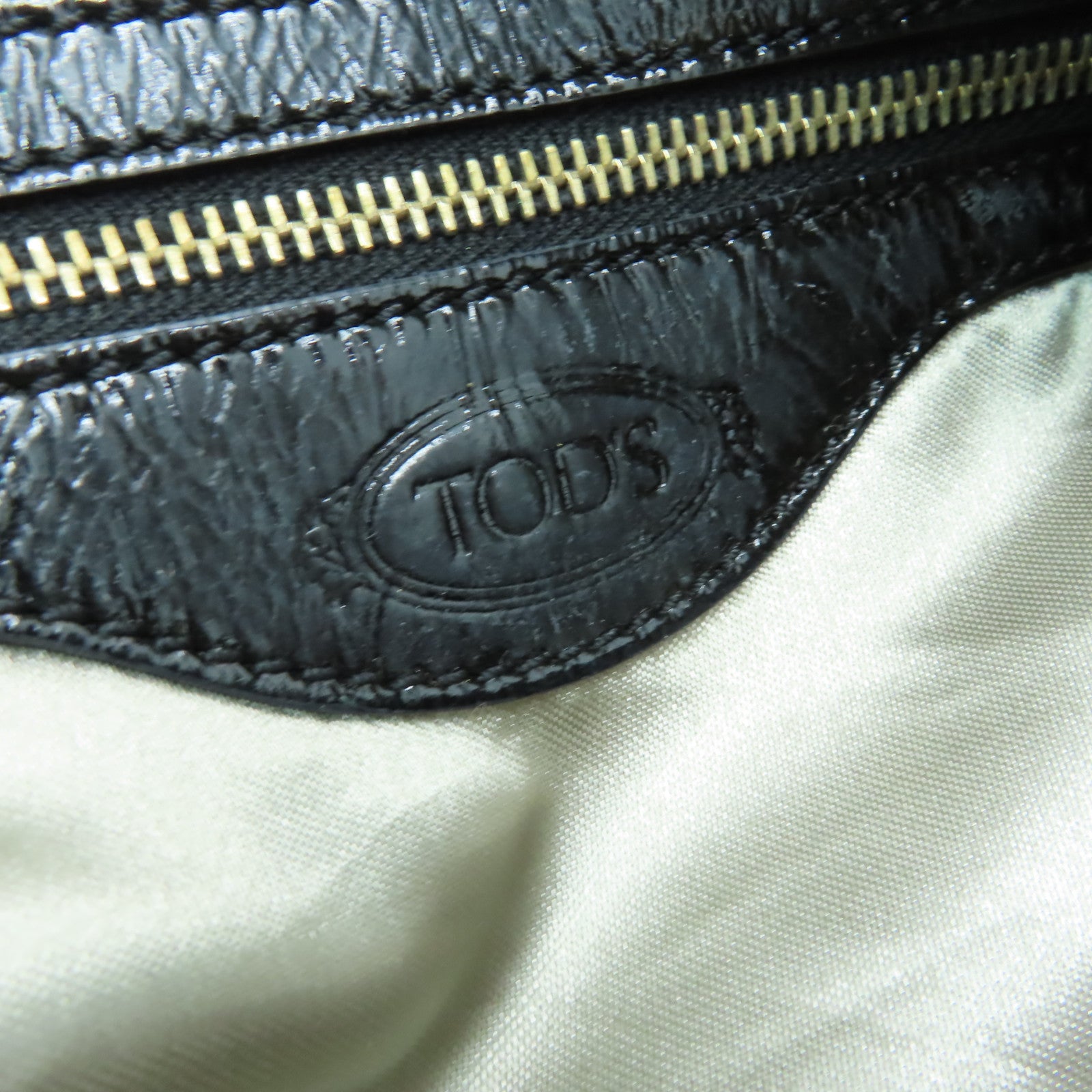 TOD’S 尼龍Shoulder Bag金扣肩背袋黑色