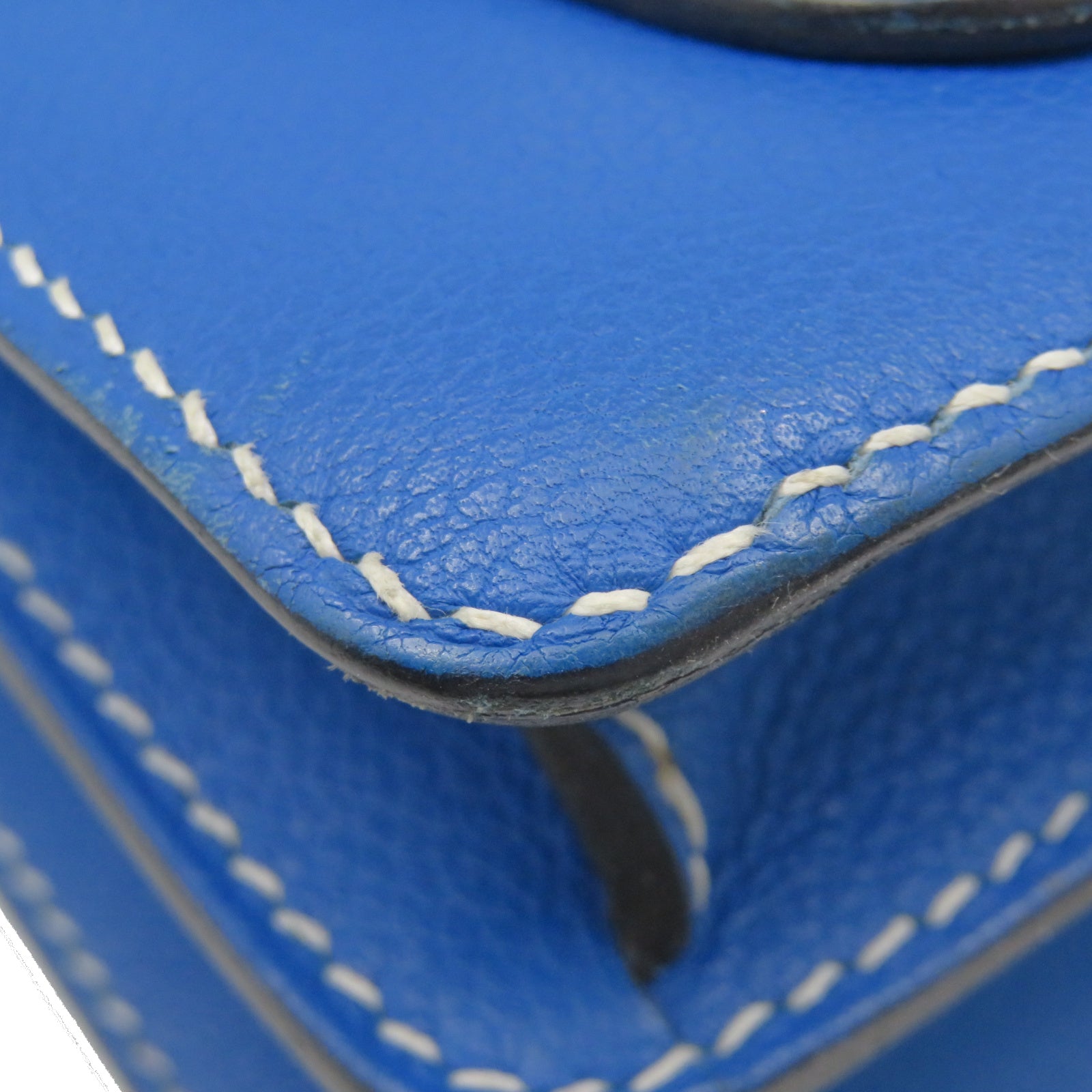 HERMES 【激减优惠】Evercolour皮革Roulis 23金扣肩背袋Bleu hydra水妖蓝色