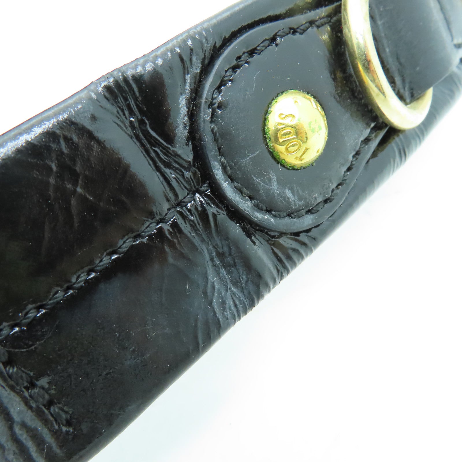 TOD’S 尼龍Shoulder Bag金扣肩背袋黑色