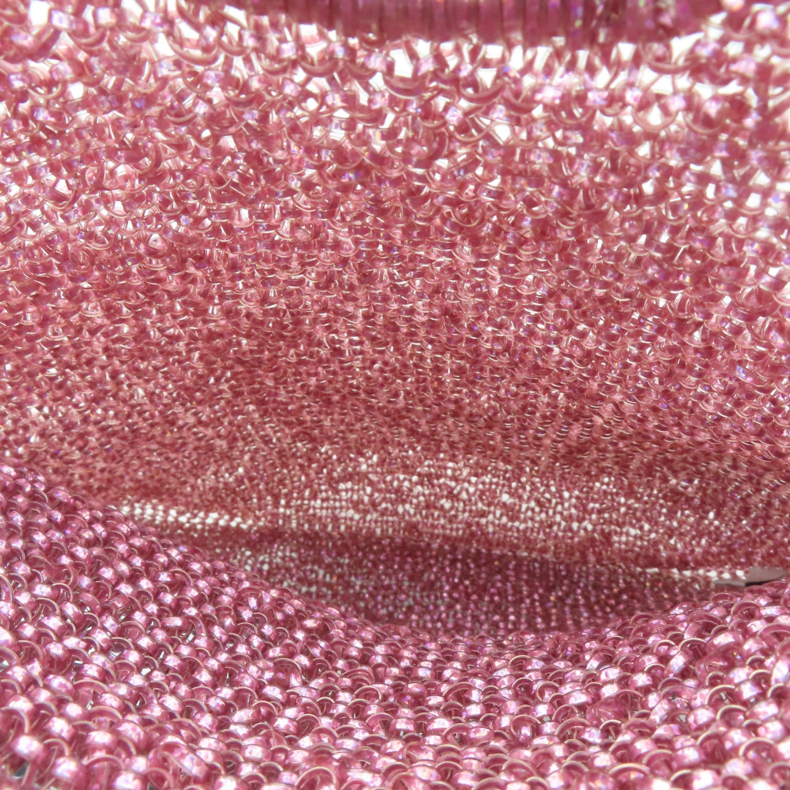 ANTEPRIMA PVC Wirebag銀扣手挽袋粉紅色