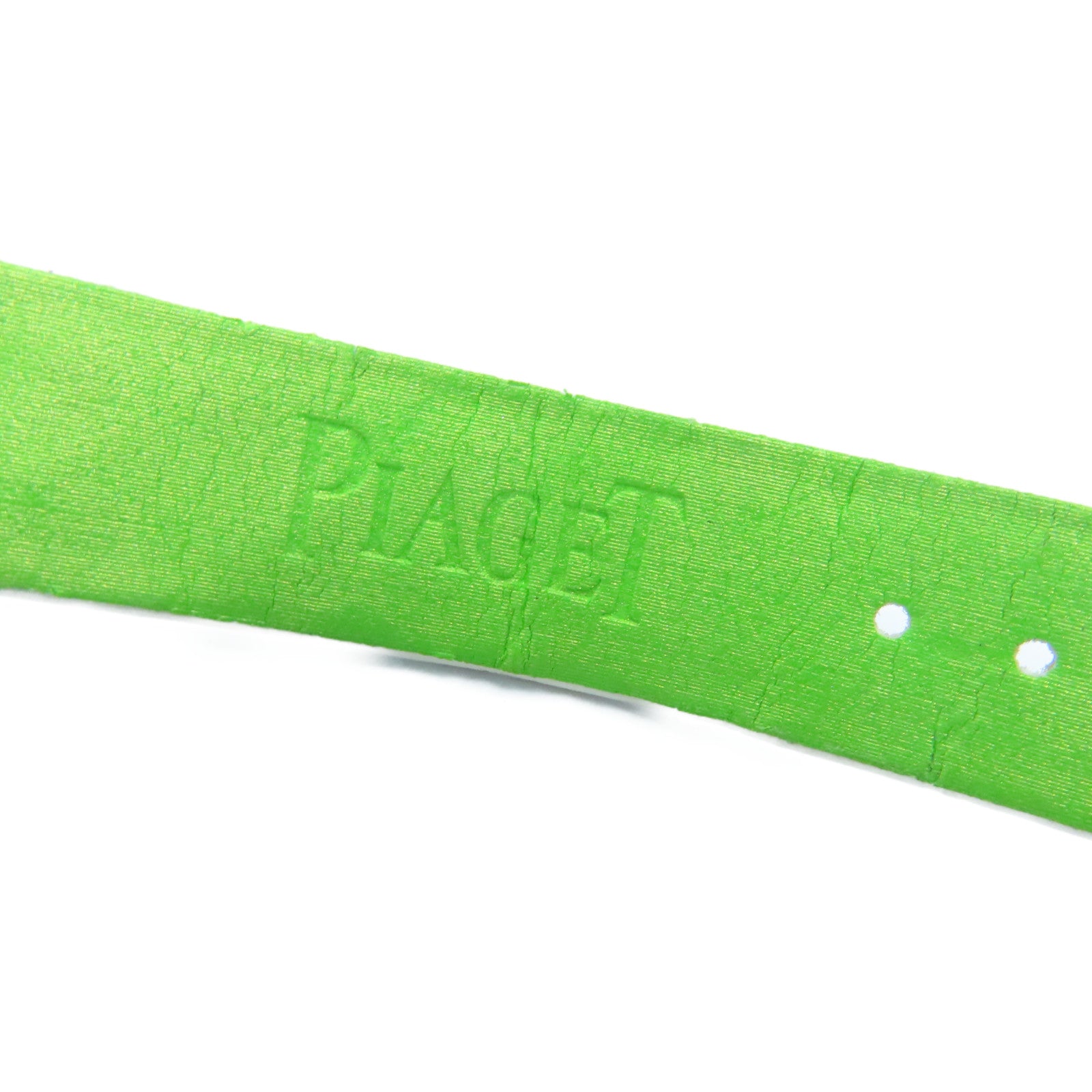 PIAGET Possession皮革带/18K白金手表石英机芯银色