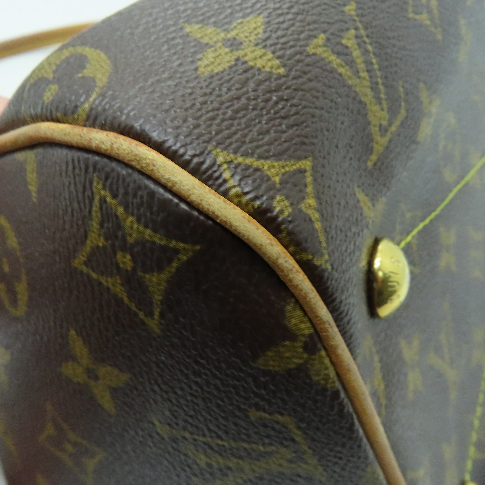 LOUIS VUITTON Monogram Tivoli GM金扣手挽袋啡色