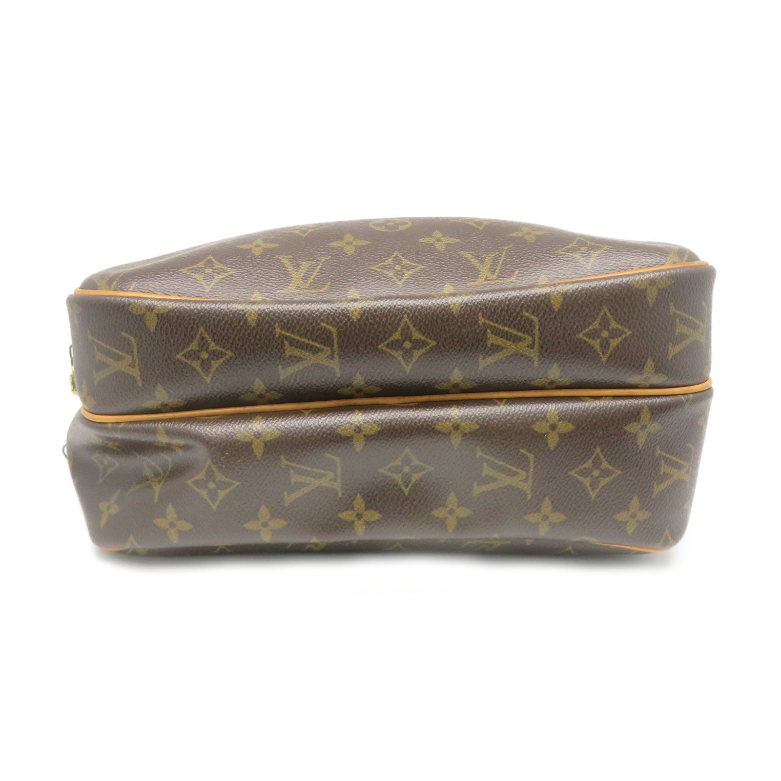 LOUIS VUITTON Monogram Reporter Shoulder Bag肩背袋啡色
