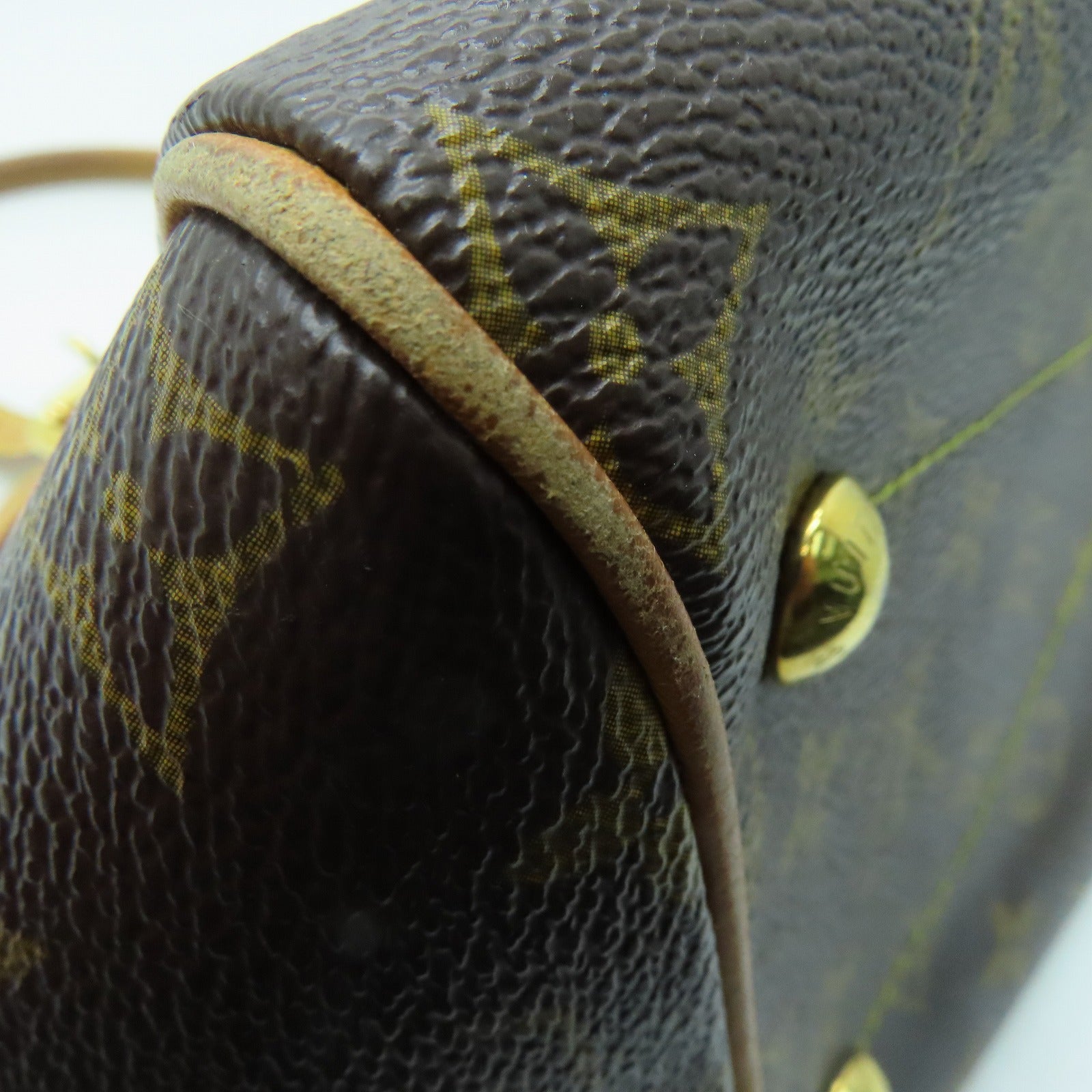 LOUIS VUITTON Monogram Tivoli GM金扣手挽袋啡色