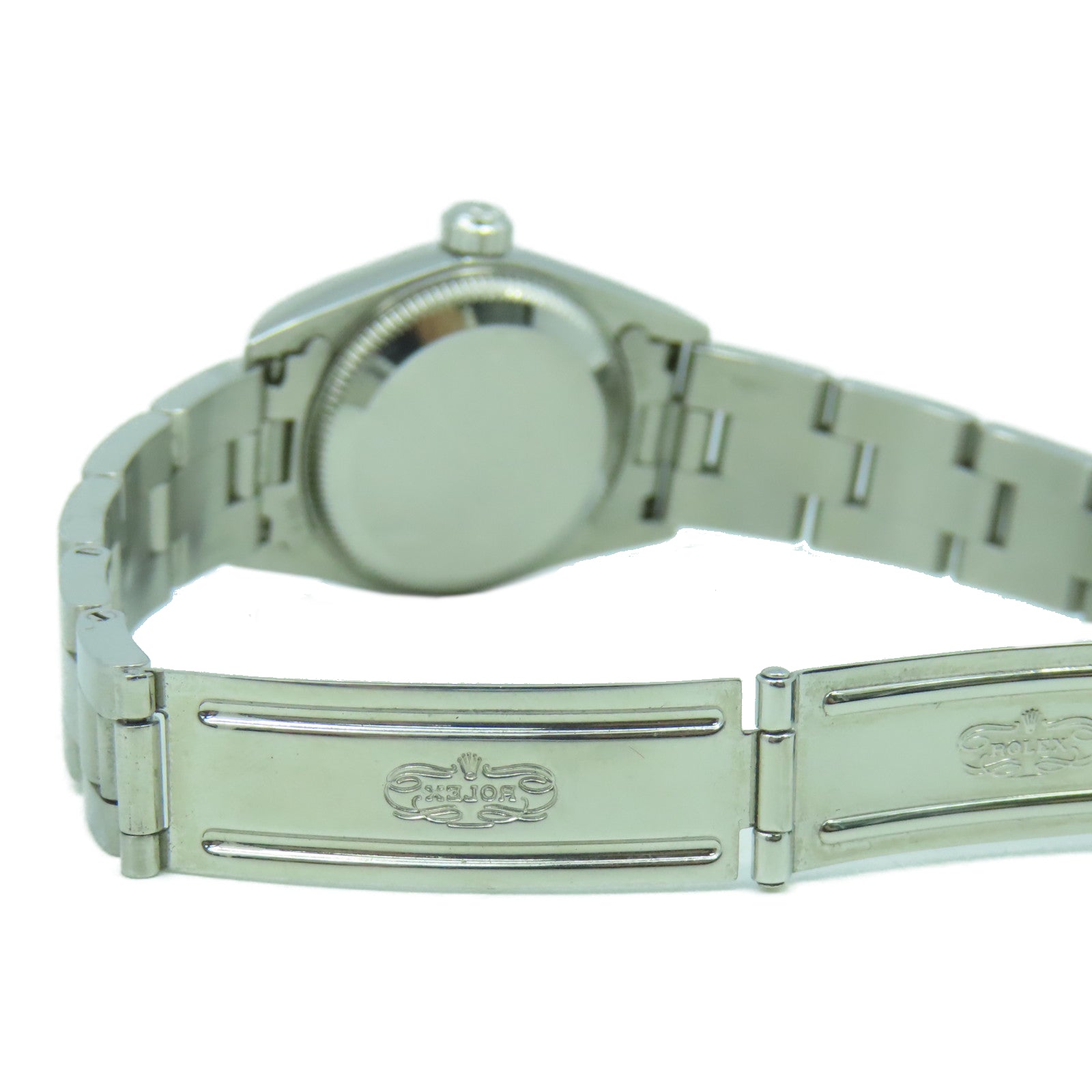 ROLEX Oyster Perpetual不鏽鋼手錶自動機芯黑色