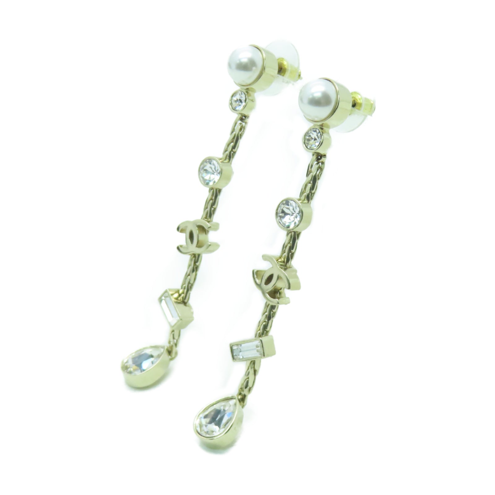 CHANEL 金屬Earrings耳環金色