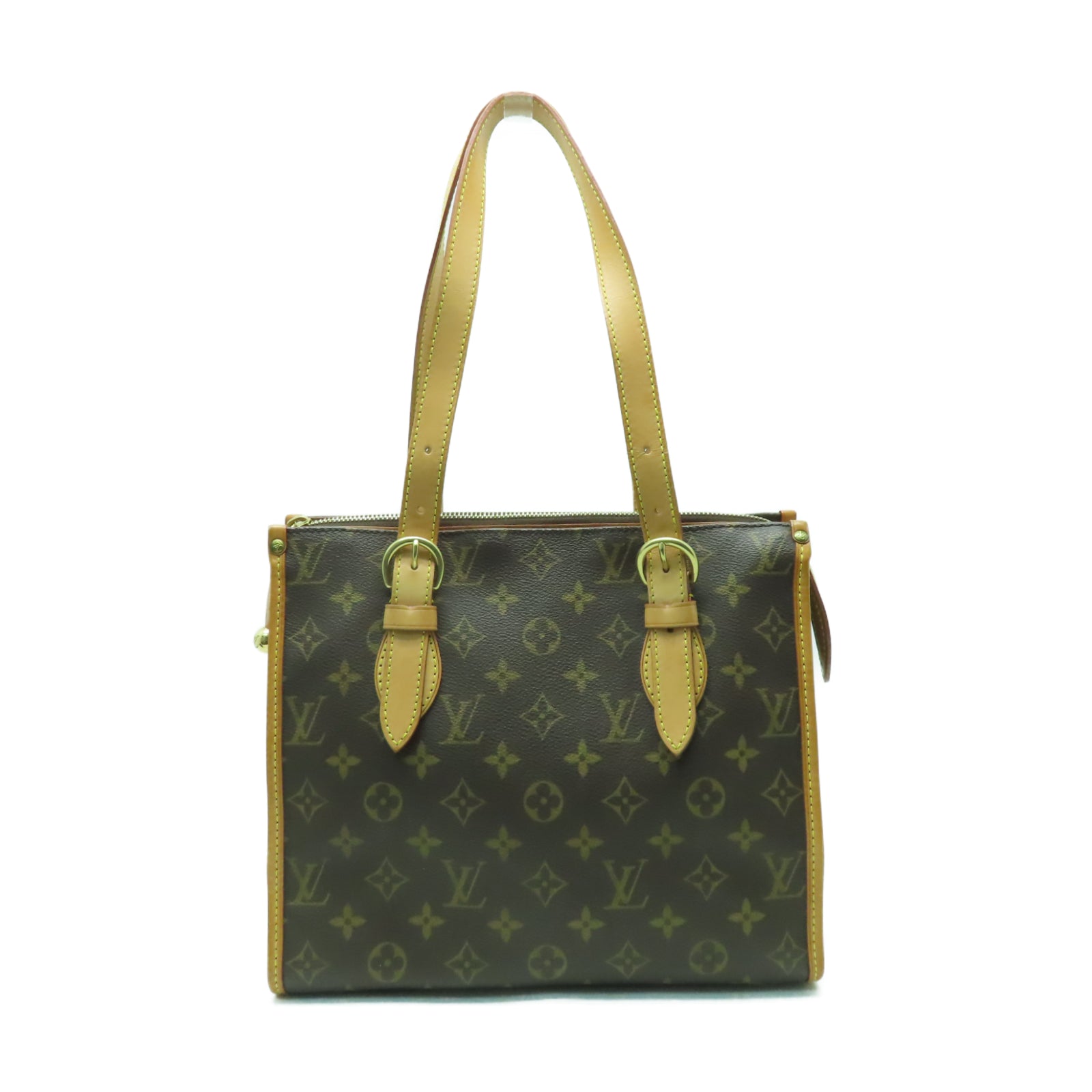 LOUIS VUITTON Monogram Popincourt Haut金扣肩背袋啡色