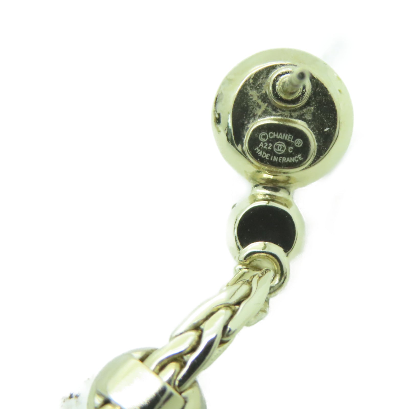 CHANEL 金屬Earrings耳環金色