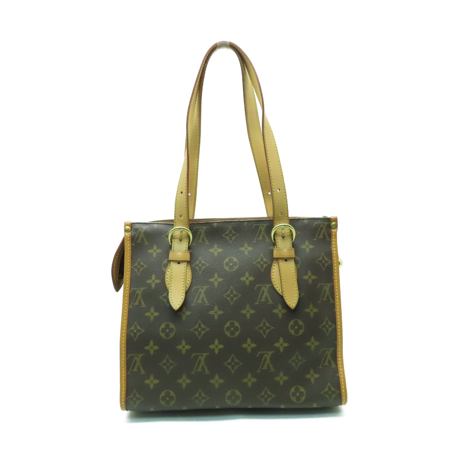 LOUIS VUITTON Monogram Popincourt Haut金扣肩背袋啡色