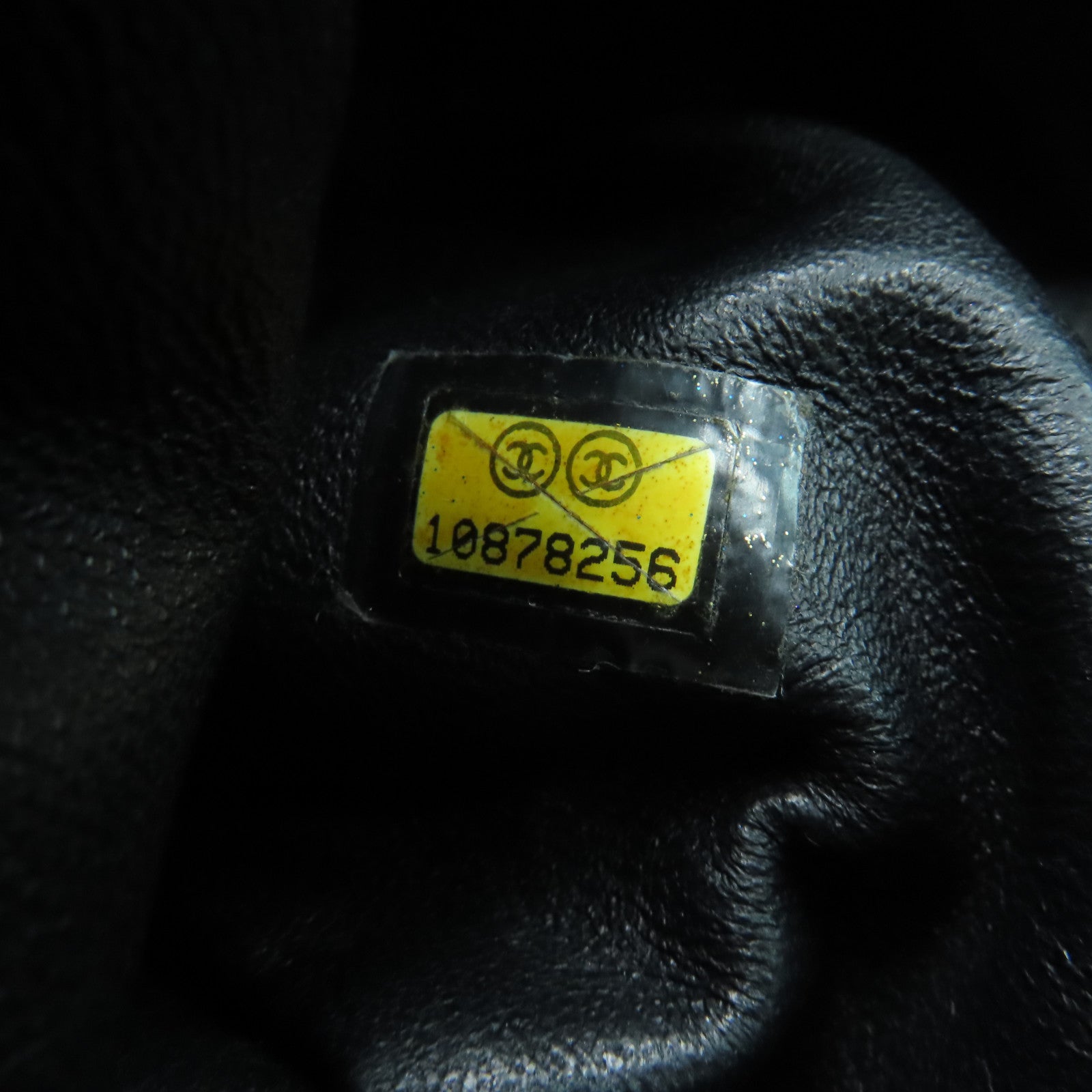 CHANEL 牛皮皮革Tote Bag銀扣手挽袋黑色