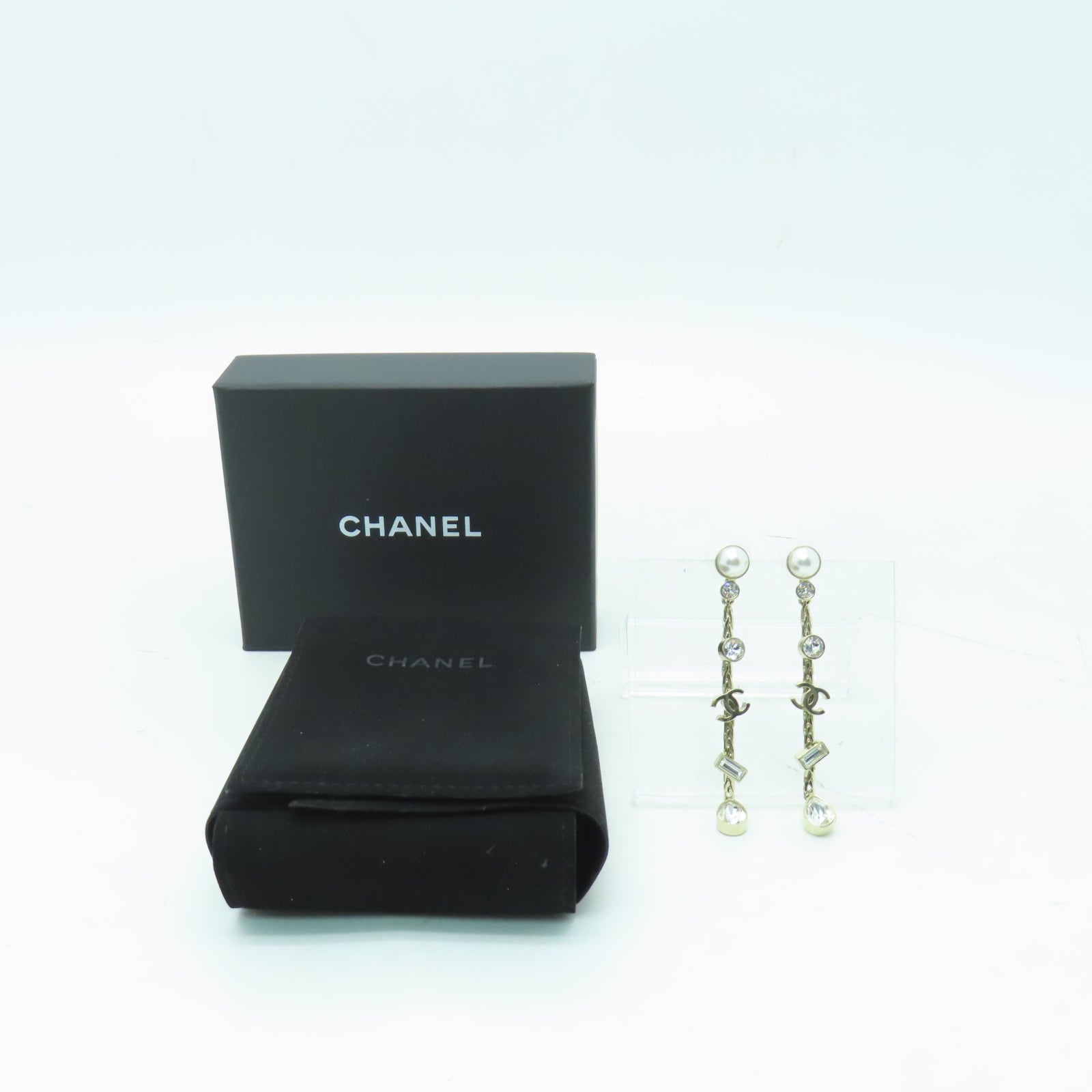 CHANEL 金屬Earrings耳環金色