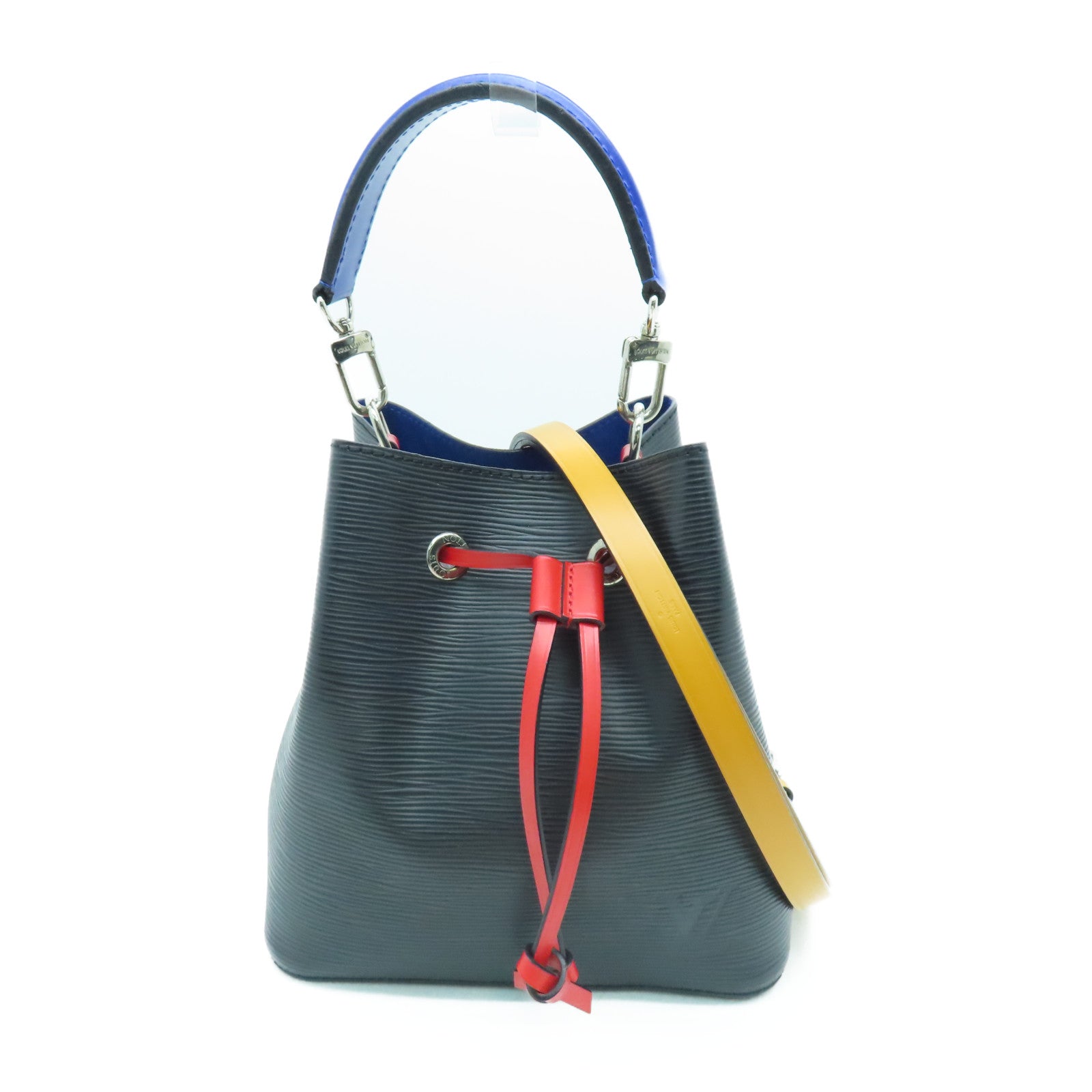 LOUIS VUITTON Epi NeoNoe BB银扣手挽肩背两用袋黑色