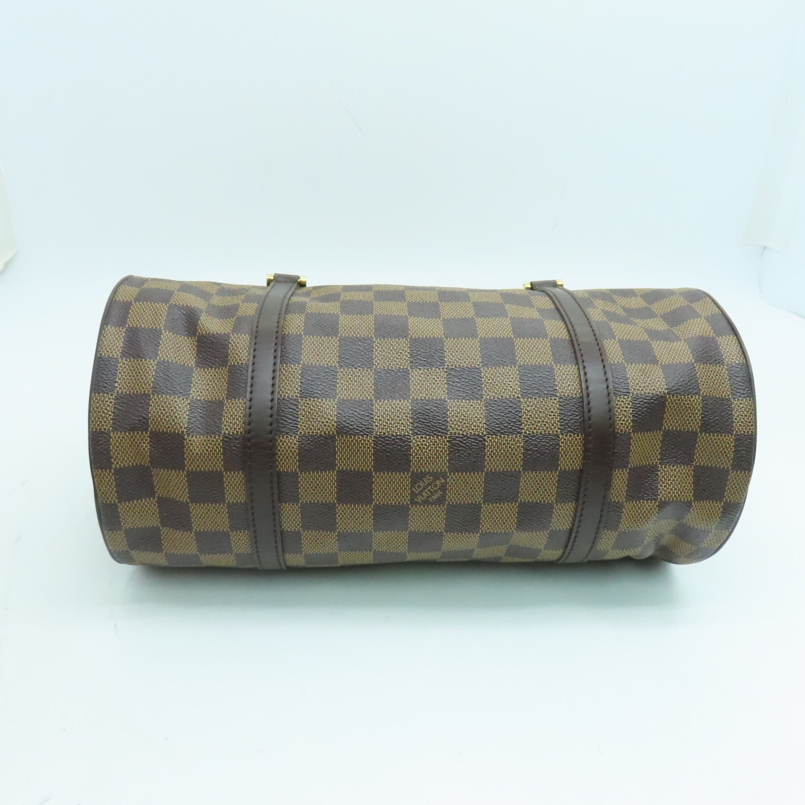 LOUIS VUITTON Damier Papillon GM金扣肩背袋啡色