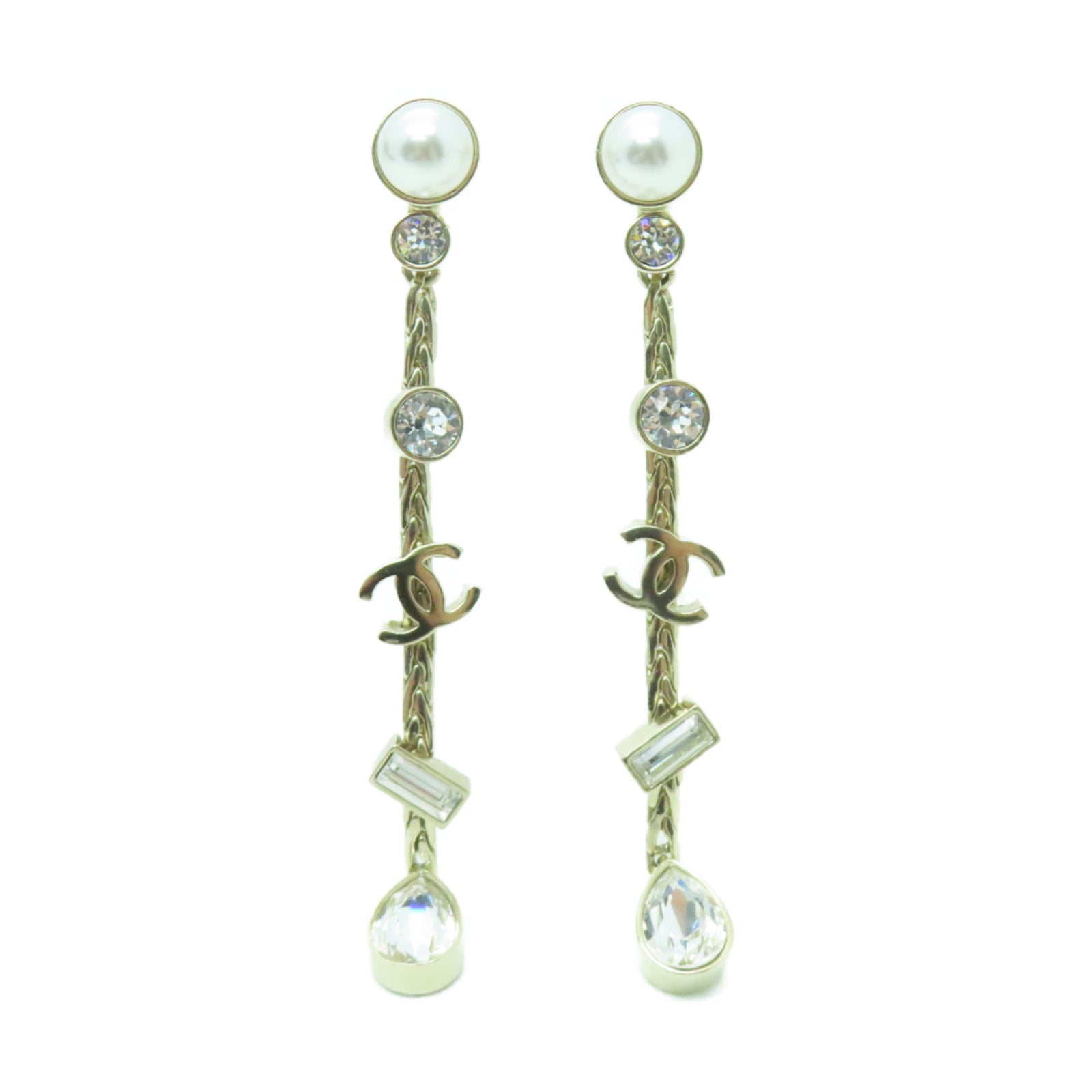 CHANEL 金屬Earrings耳環金色