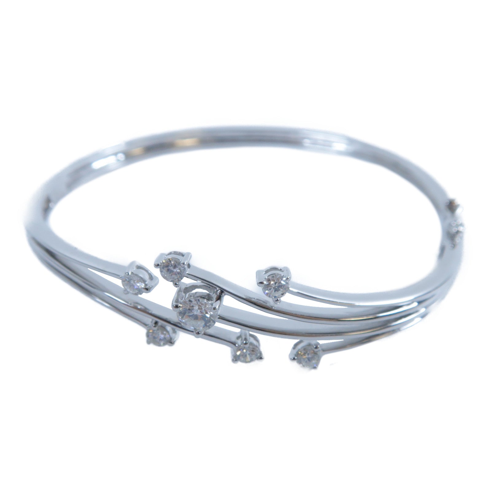 JEWELRY 18K白金Diamond Bracelet鑽石手鐲
