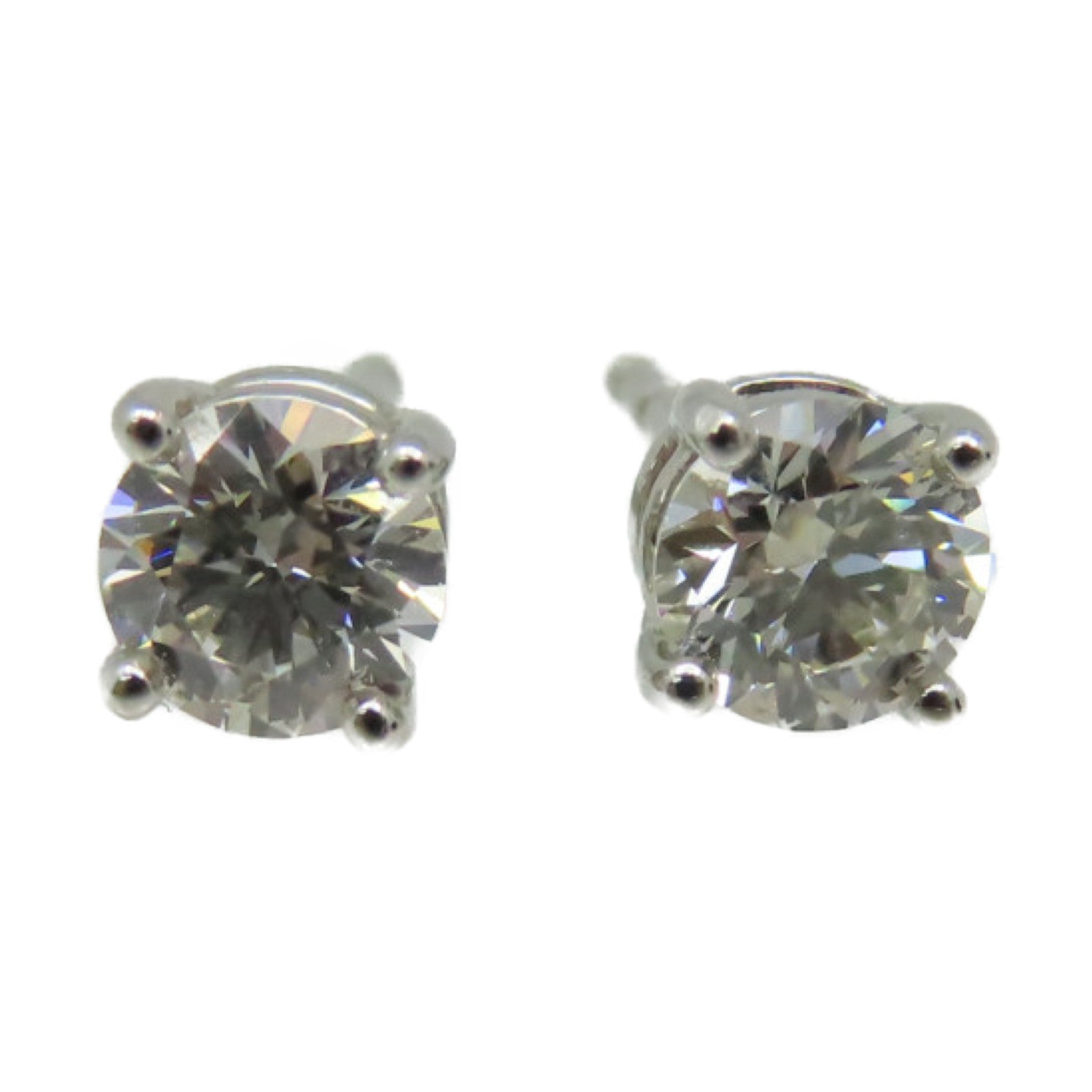 TIFFANY＆CO PT950鉑金/鑽石Diamond Earrings耳環