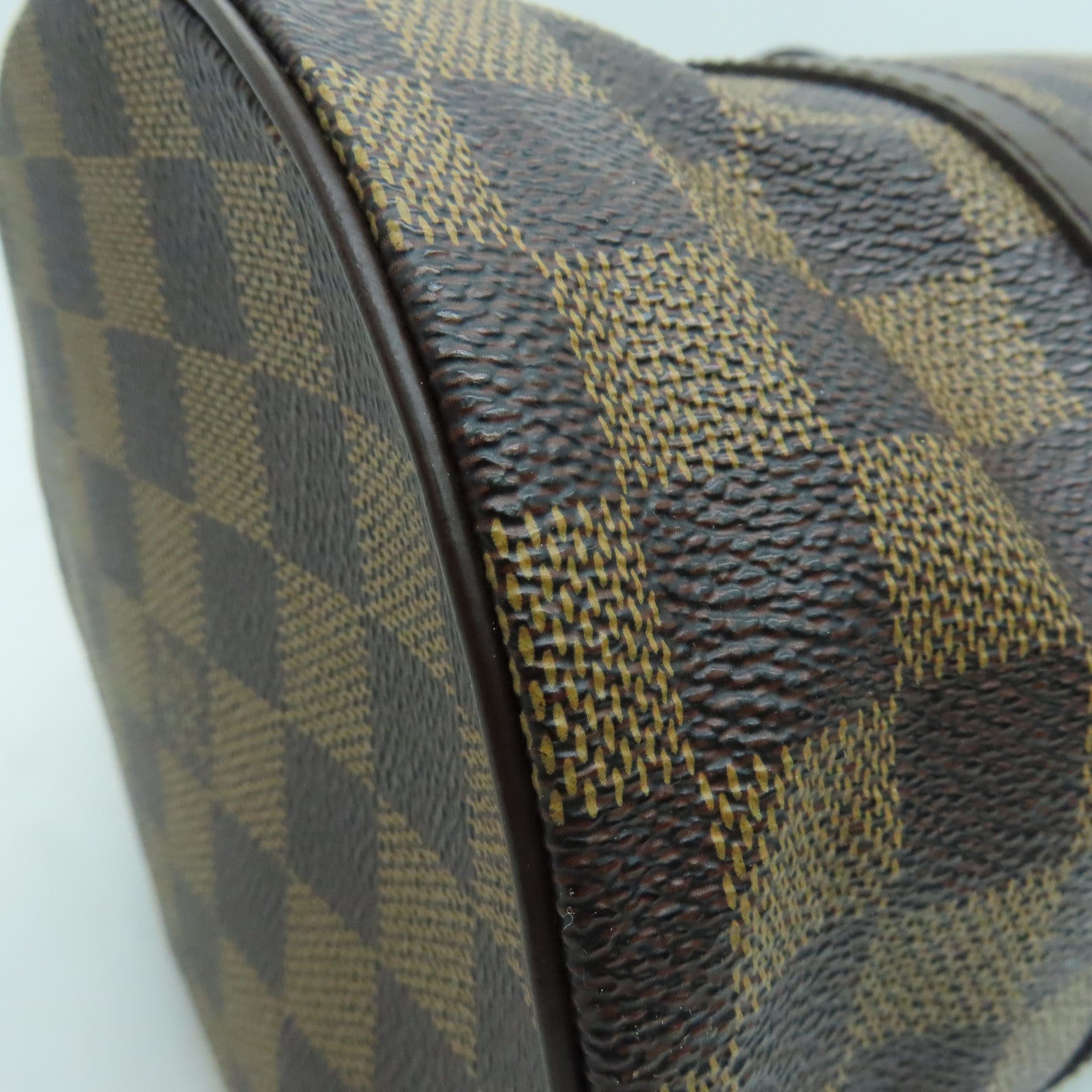 LOUIS VUITTON Damier Papillon GM金扣肩背袋啡色