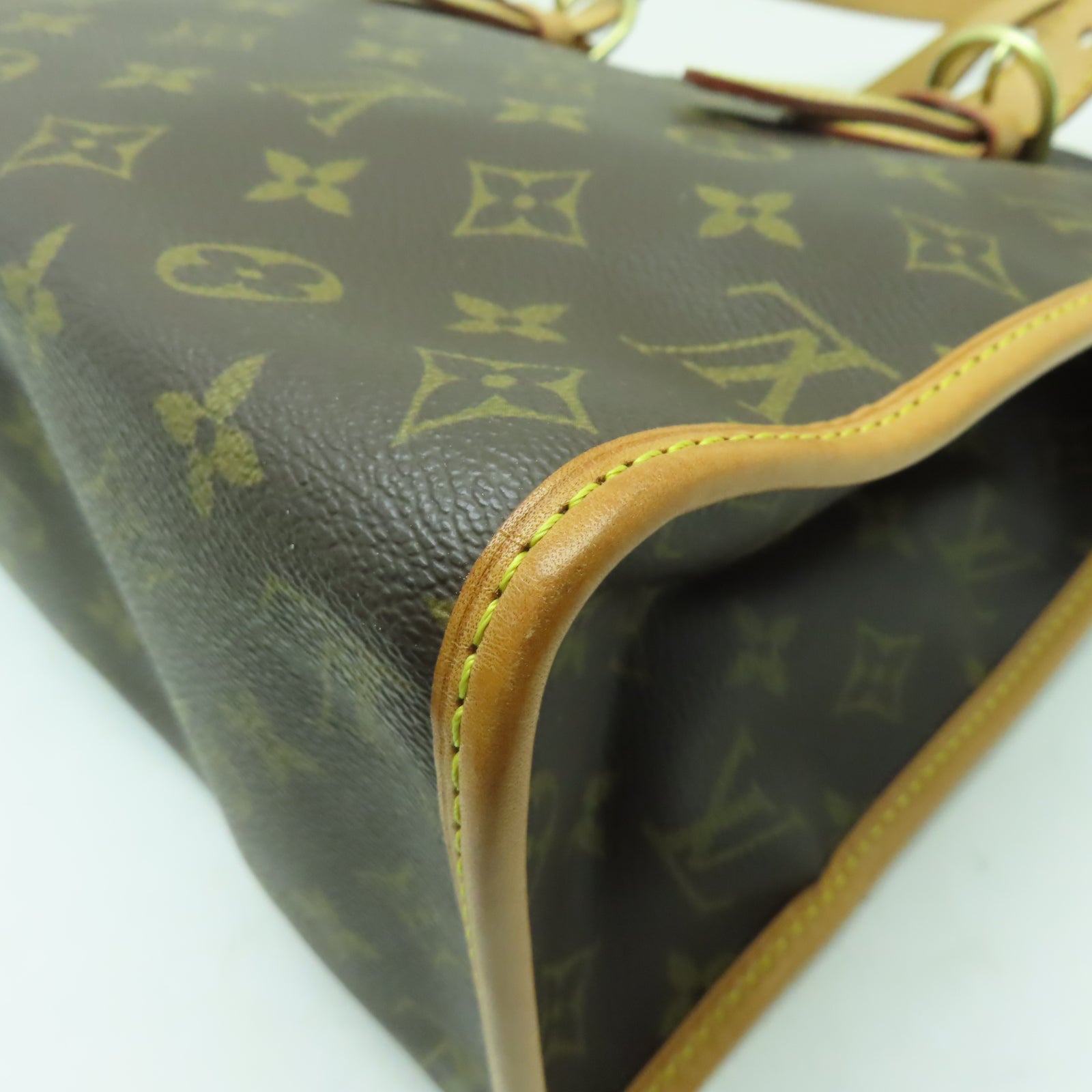 LOUIS VUITTON Monogram Popincourt Haut金扣肩背袋啡色