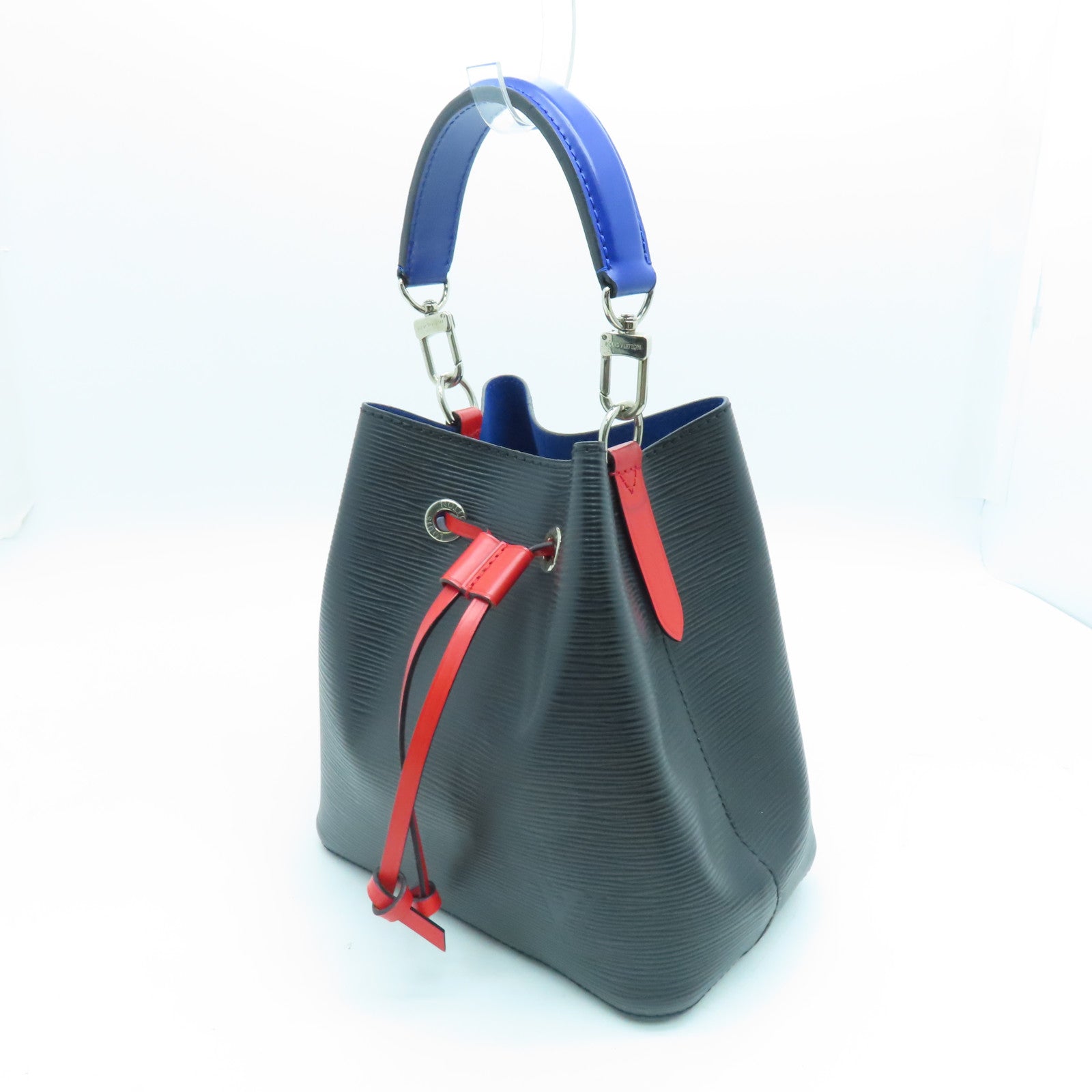 LOUIS VUITTON Epi NeoNoe BB银扣手挽肩背两用袋黑色
