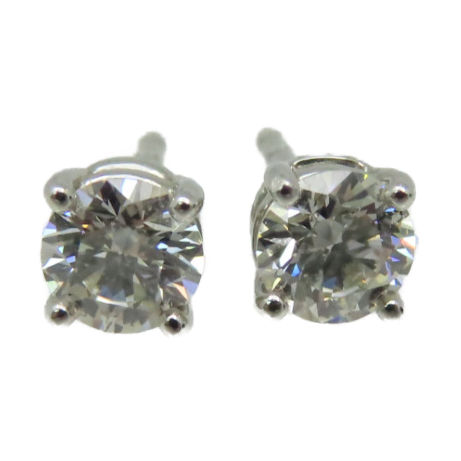 TIFFANY＆CO PT950鉑金/鑽石Diamond Earrings耳環